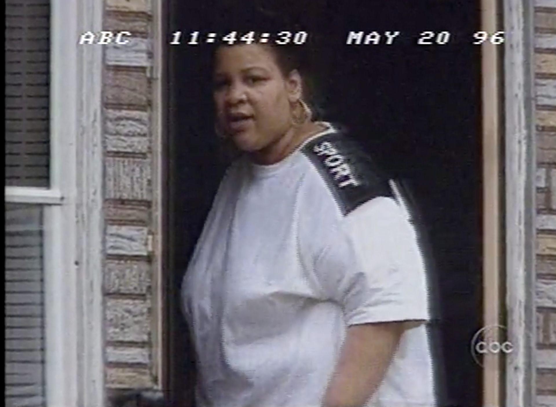 Bridget Ward, as shown in Nightline's feature on racism in Bridesburg in 1996.