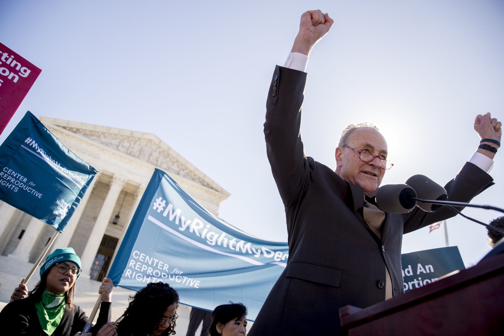 Supreme Court weighs abortion case; Schumer's remarks draw rebuke from Chief Justice Roberts | WITF Supreme Court weighs abortion case; Schumer's remarks draw rebuke from Chief Justice Roberts | WITF