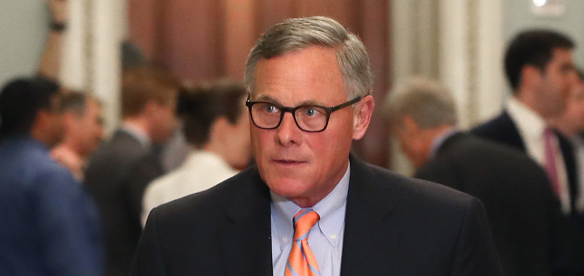Sen. Richard Burr, R-N.C., leaves Capitol Hill on June 4, 2019. On Feb. 27, 2020, a secret recording of Burr shows him warning people about the impact of the coronavirus on the U.S.