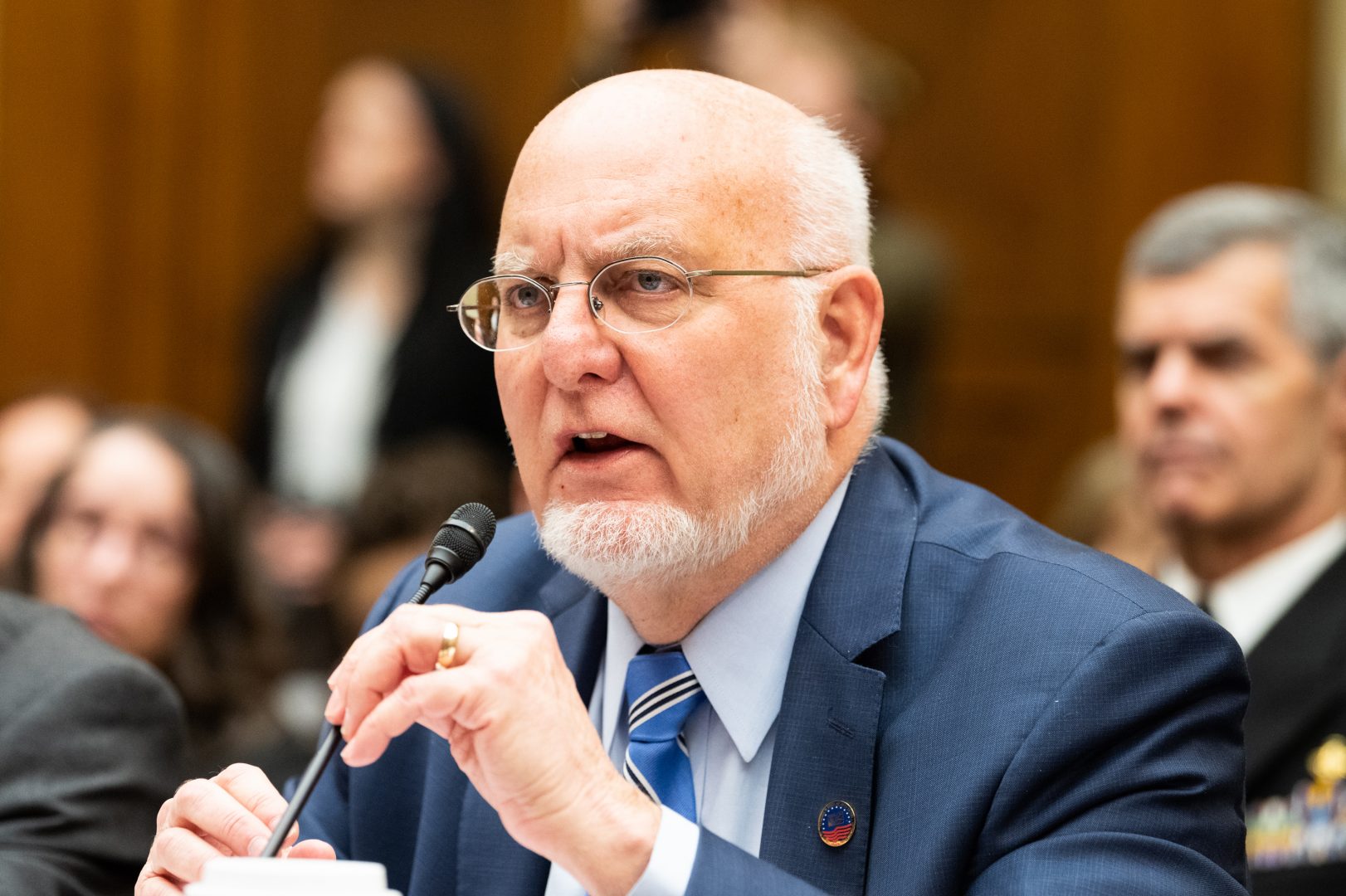Dr. Robert Redfield, Director of the Centers for Disease Control and Prevention, speaks at a House Committee on Oversight and Reform hearing on Coronavirus Preparedness and Response, Washington D.C., March 11th, 2020.