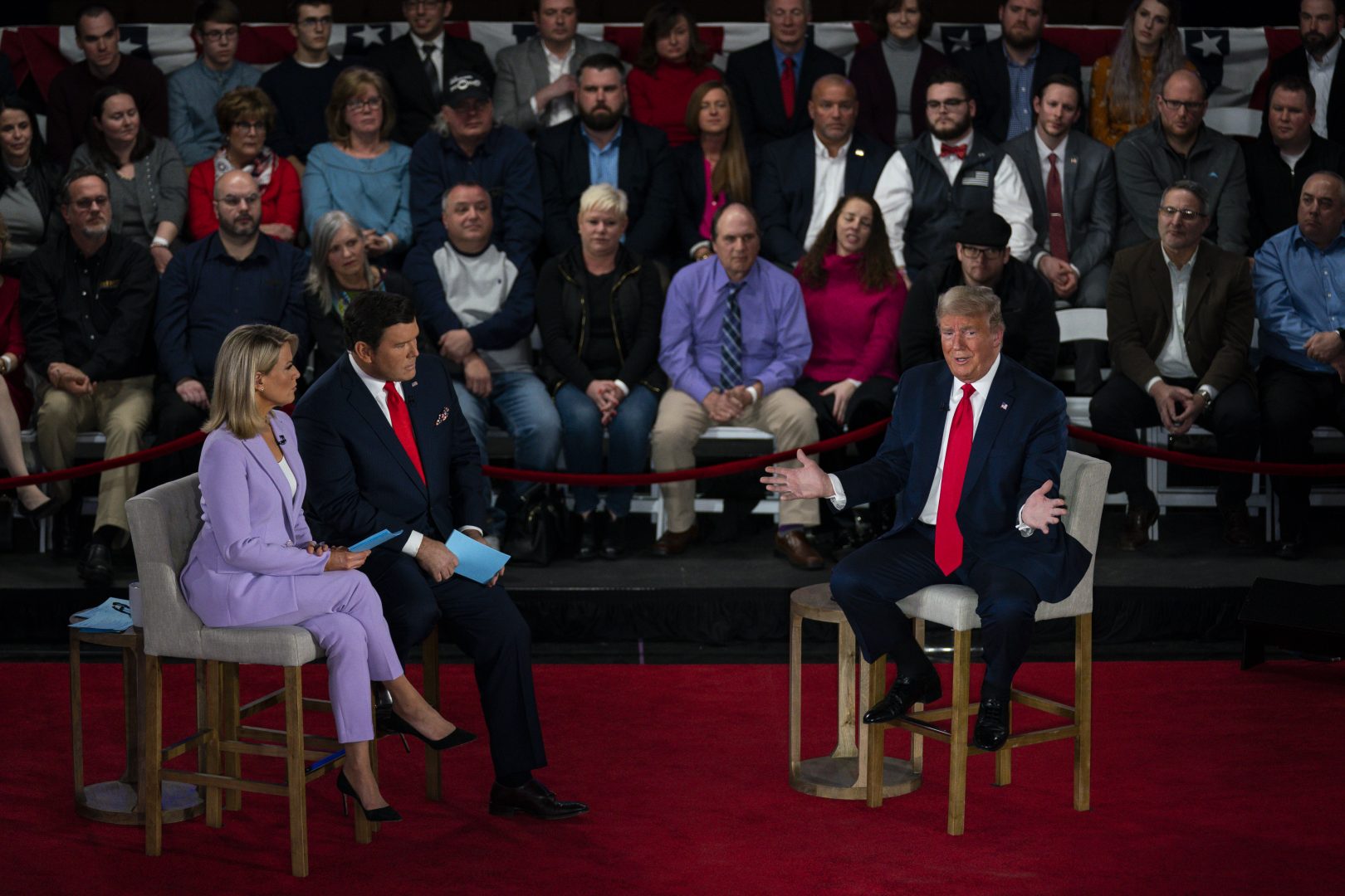 In Scranton, Trump defends his rhetoric in 1st TV town hall of 2020 WITF