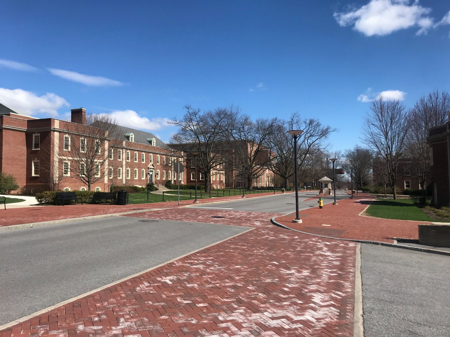 Penn State’s University Park campus deserted as college students transition to remote learning amid coronavirus. (Photo courtesy of Jinny Kim)