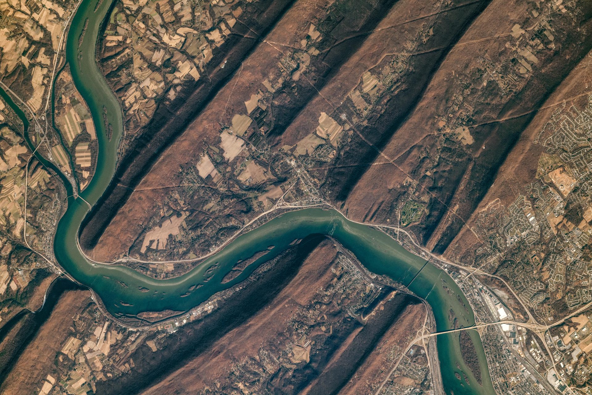 The Susquehanna River and Harrisburg