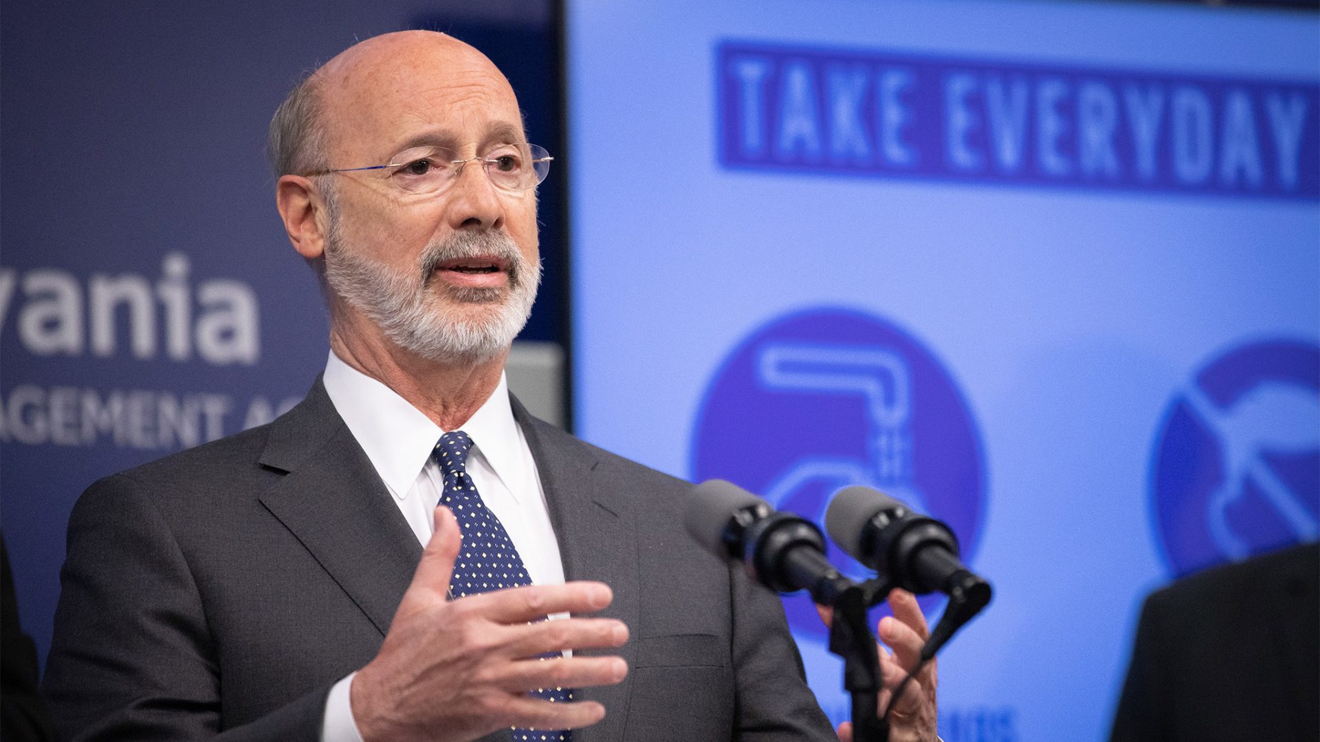 Pennsylvania Gov. Tom Wolf provides an update on the coronavirus pandemic.