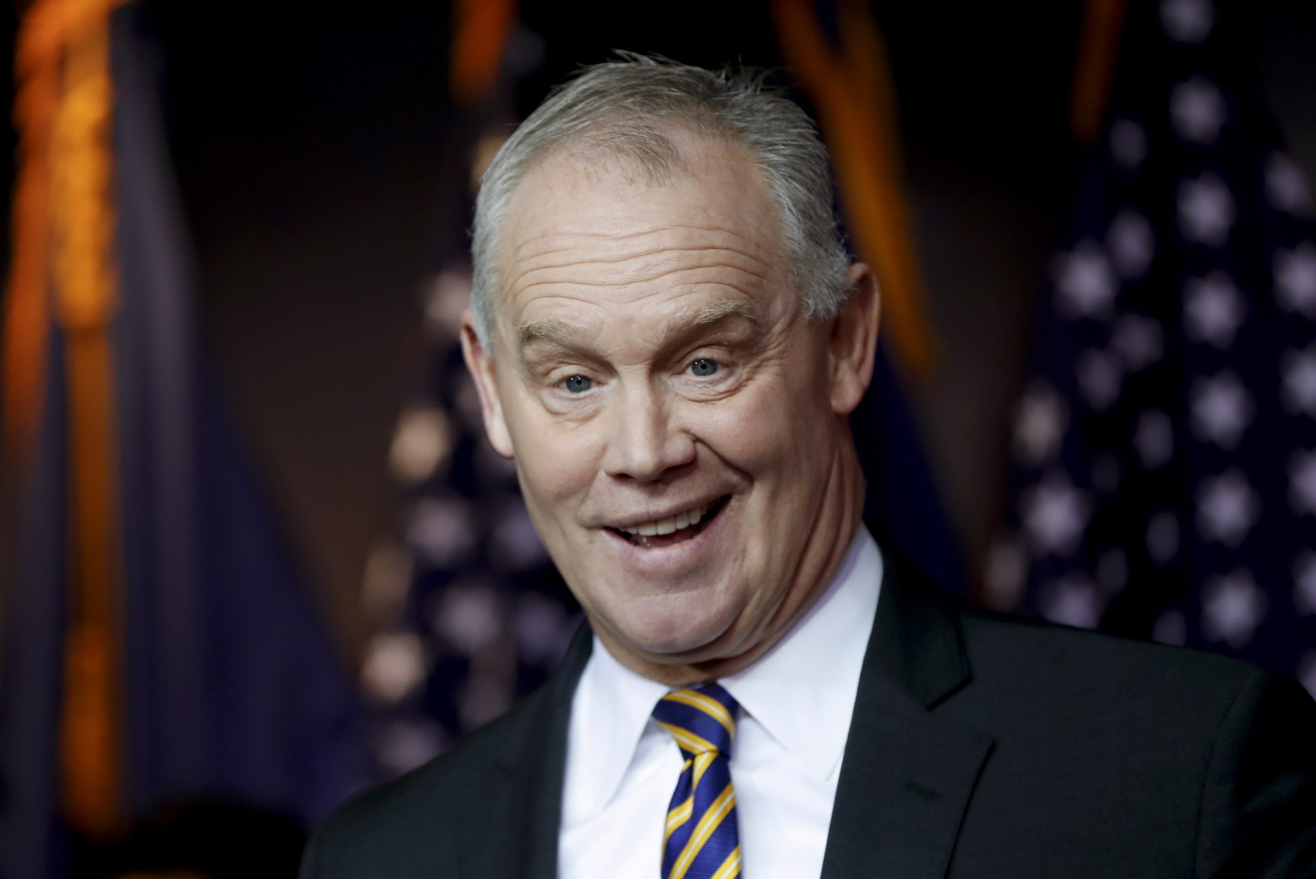 Pennsylvania Speaker of the House Mike Turzai announces at a news conference he will not run for another term as a Pennsylvania representative, Thursday, Jan. 23, 2020, in McCandless, Pa.