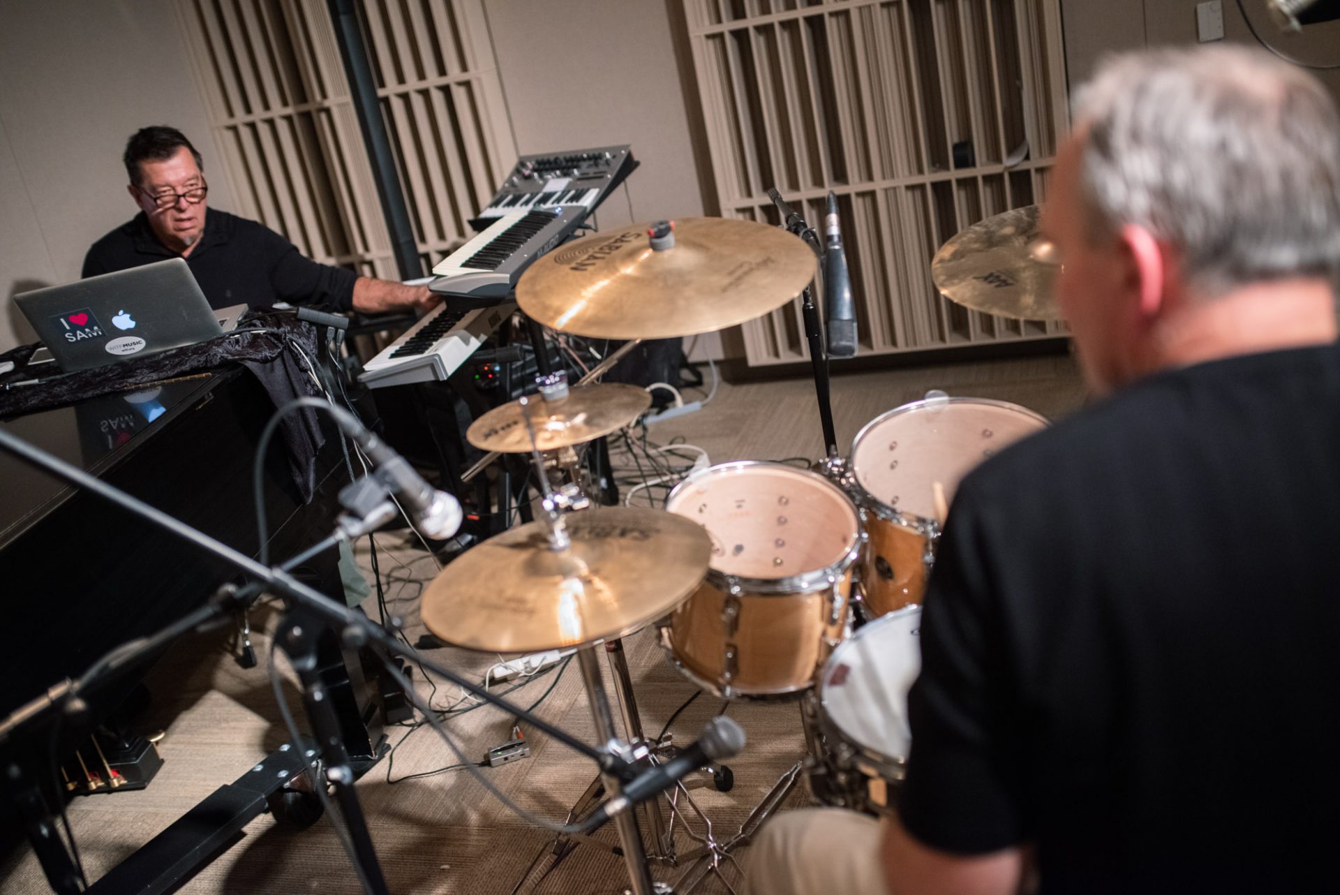 Ray and Ralph performing in the WITF studio.