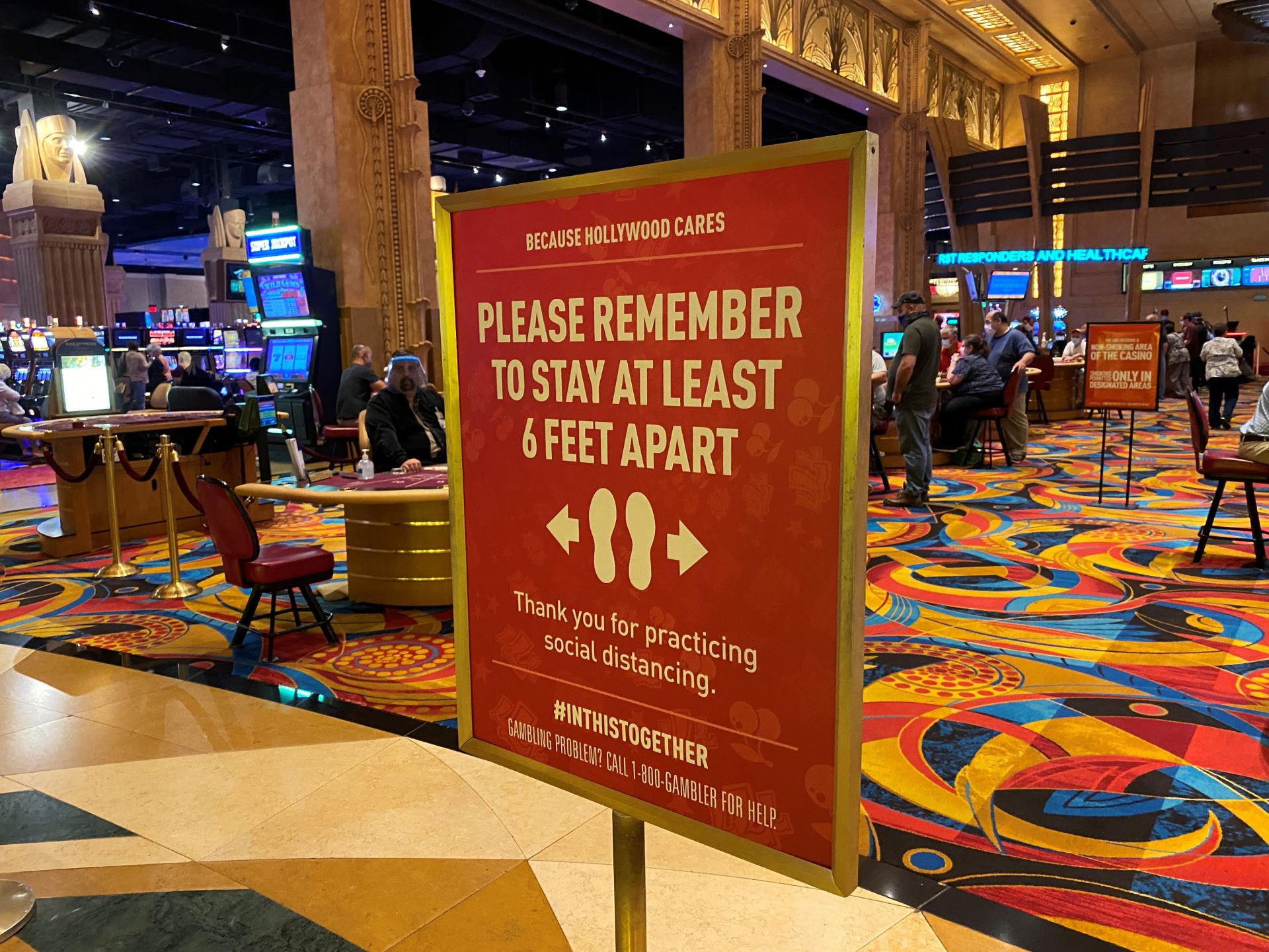 Hollywood Casino in Grantville has reopened. Safety measures have been implemented to protect against the coronavirus. (June 19, 2020)