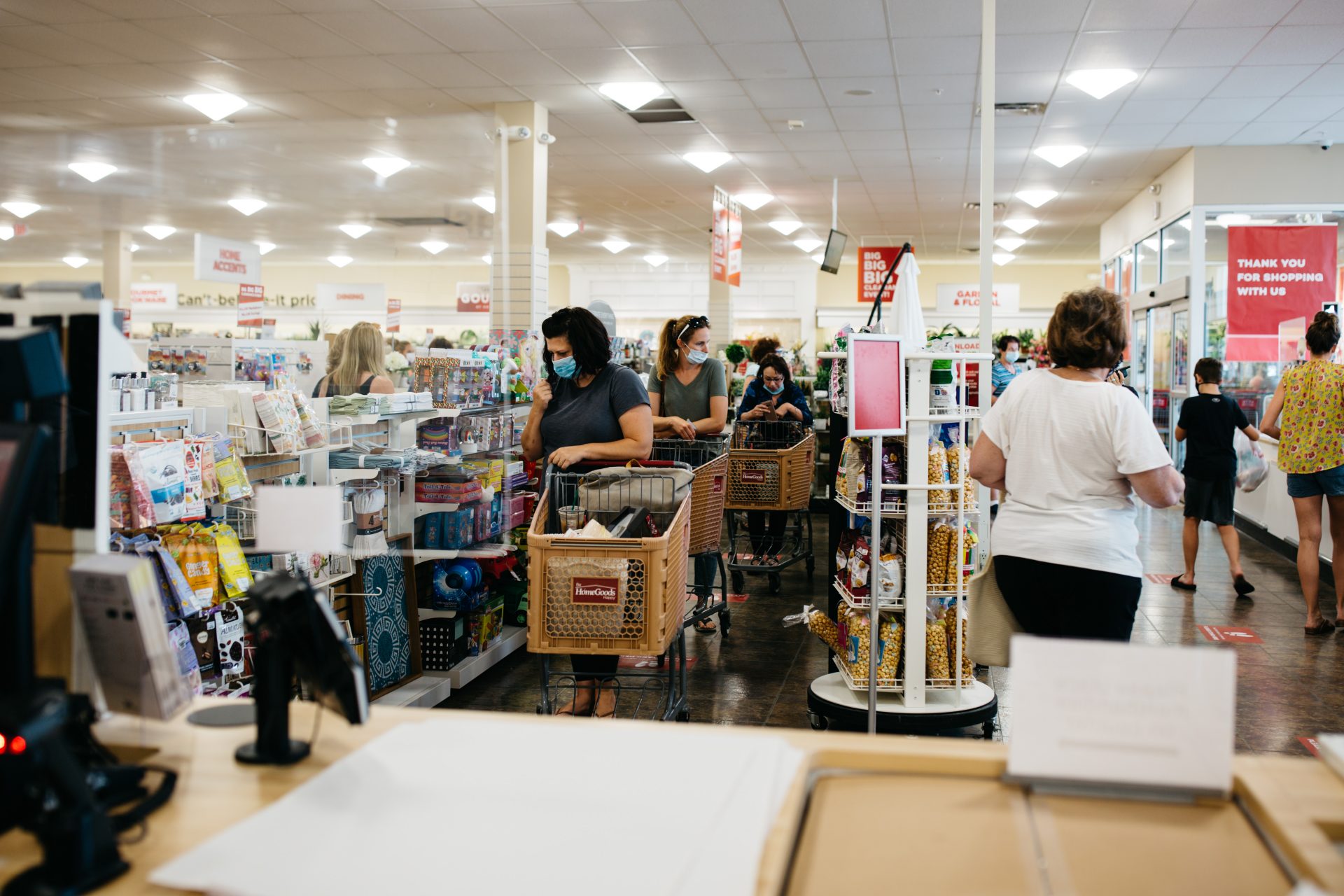 Shoppers browse at Home Goods along Jonestown Road in Harrisburg on Friday, June 19, 2020.