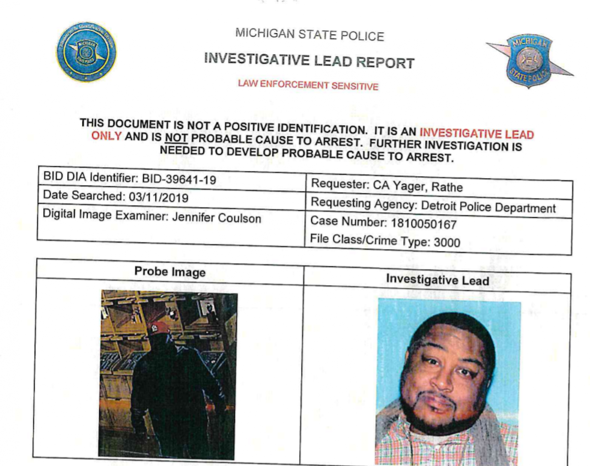 ‘The computer got it wrong’: How facial recognition led to false arrest