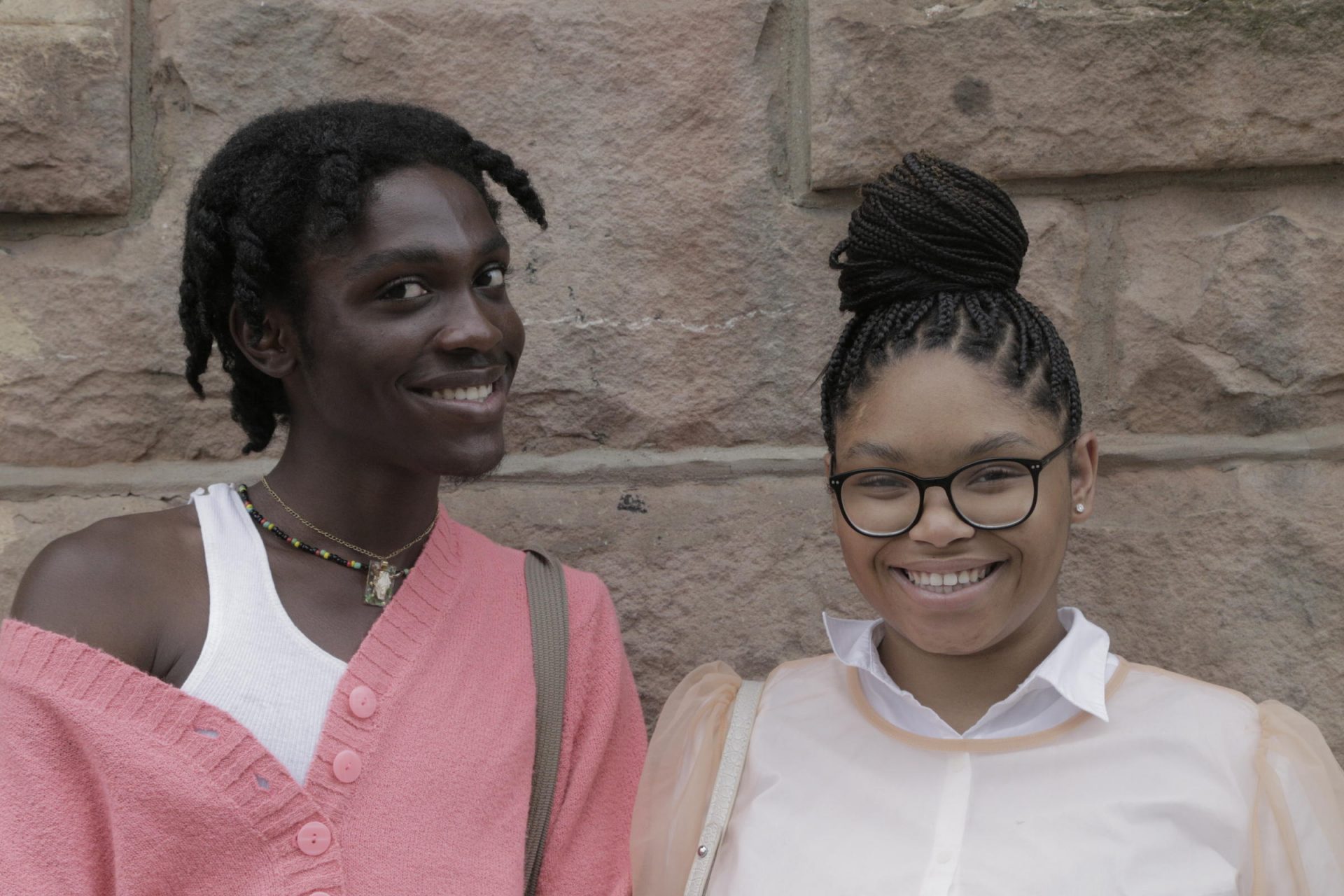 Nick Anglin (left) and Treasure Palmer, of Verona, formed Black, Young, and Educated while in high school. The two graduated this spring, Anglin from Central Catholic and Palmer from Oakland Catholic, and will start college in the fall.