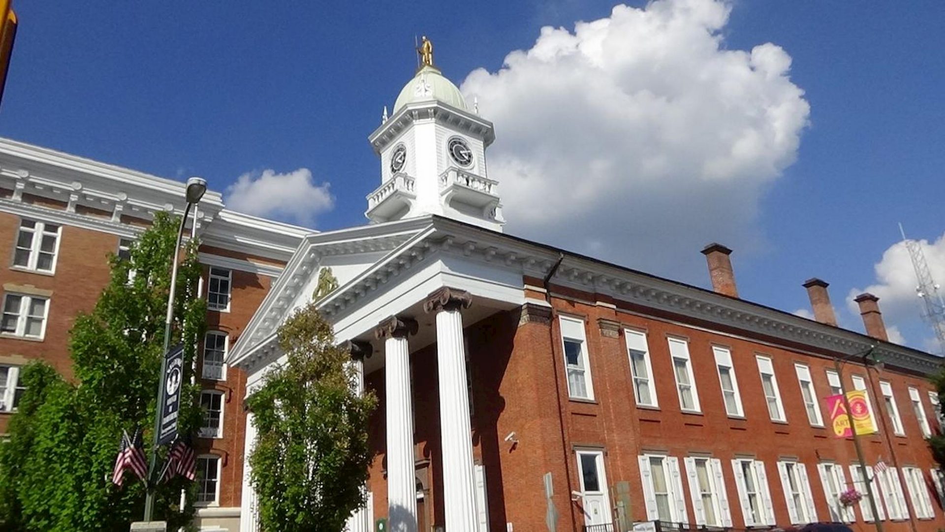 The Franklin County Courthouse in Chambersburg, Pa.