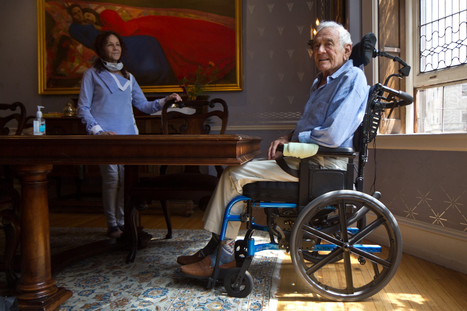 Rita and Avram Woidislawsky at their home in Center City Philadelphia.