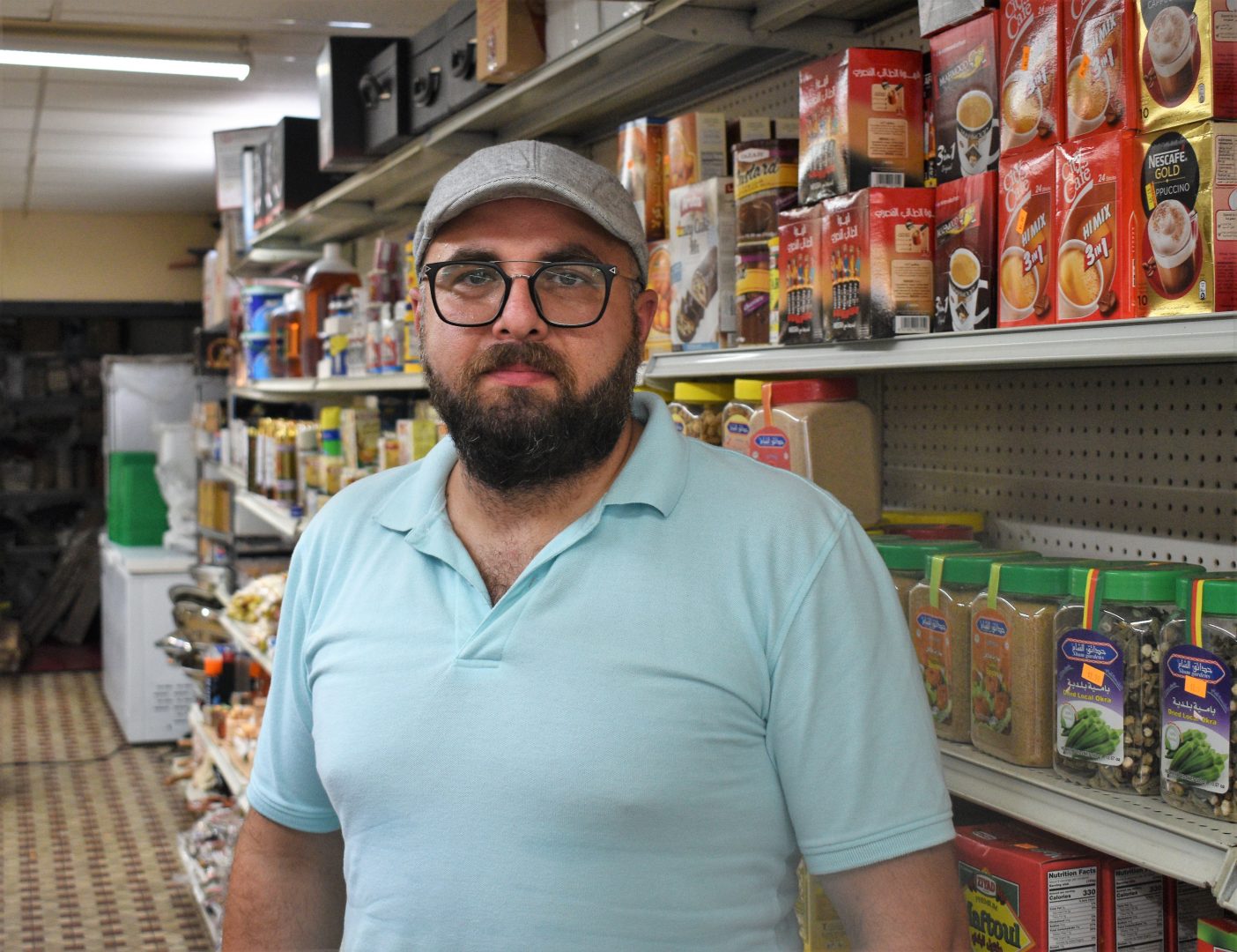 Bassam Dabbah, who entered the United States as a refuge from Syria, opened Sham Market in Erie in 2017.