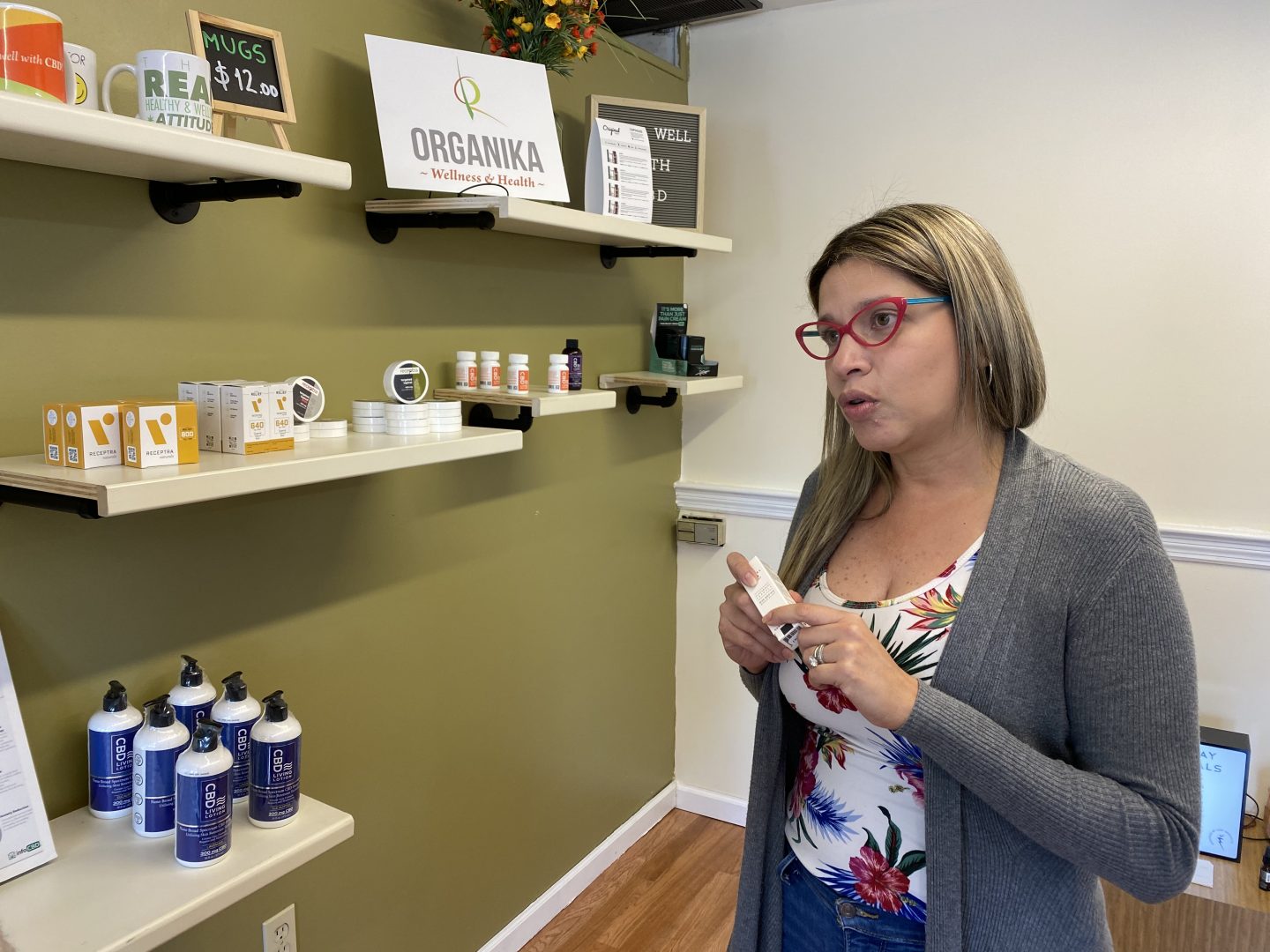 Monica Luna took out a $15,000 federal small business loan to help her business, Organika Wellness and Health CBD, Boutique, in Lancaster County.