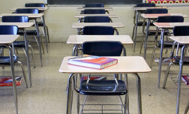 FILE PHOTO: Classroom at Lankenau High School. 