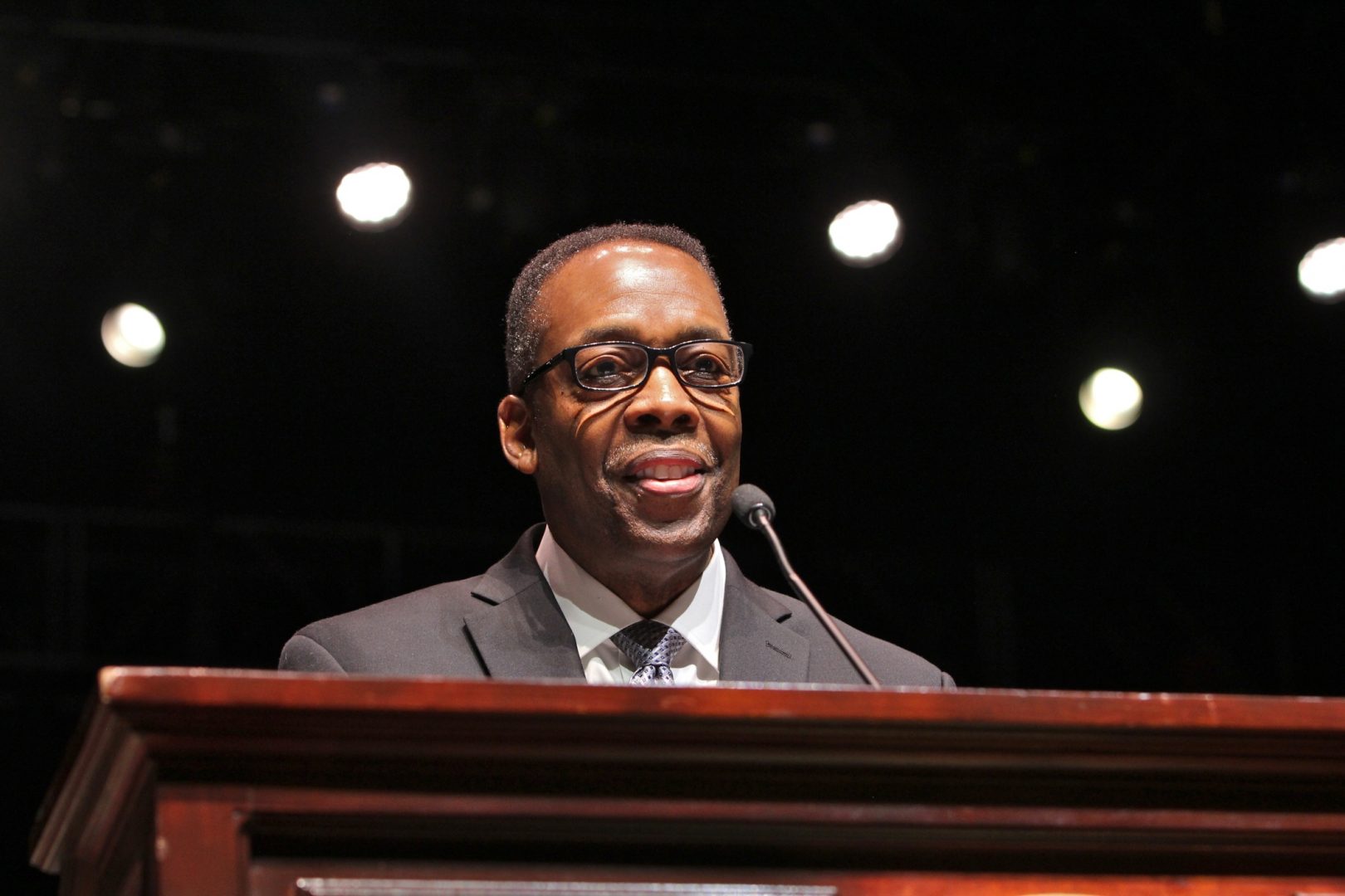 Darrell Clarke is re-elected Philadelphia City Council president. (Emma Lee/WHYY)