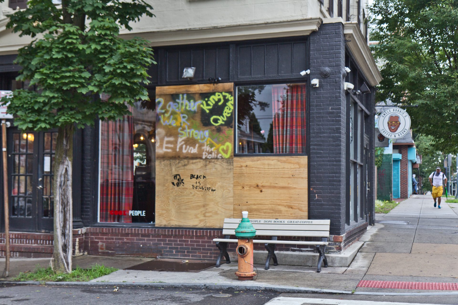 Two windows at Uncle Bobbie’s Coffee and Books in Germantown were broken in two separate July incidents.