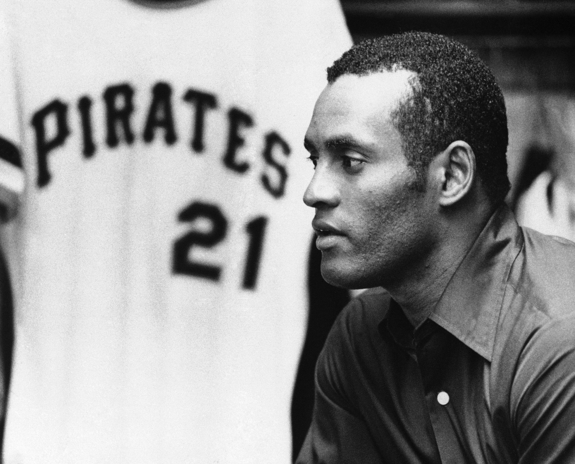 Pittsburgh Pirates star Roberto Clemente is shown, 1971.