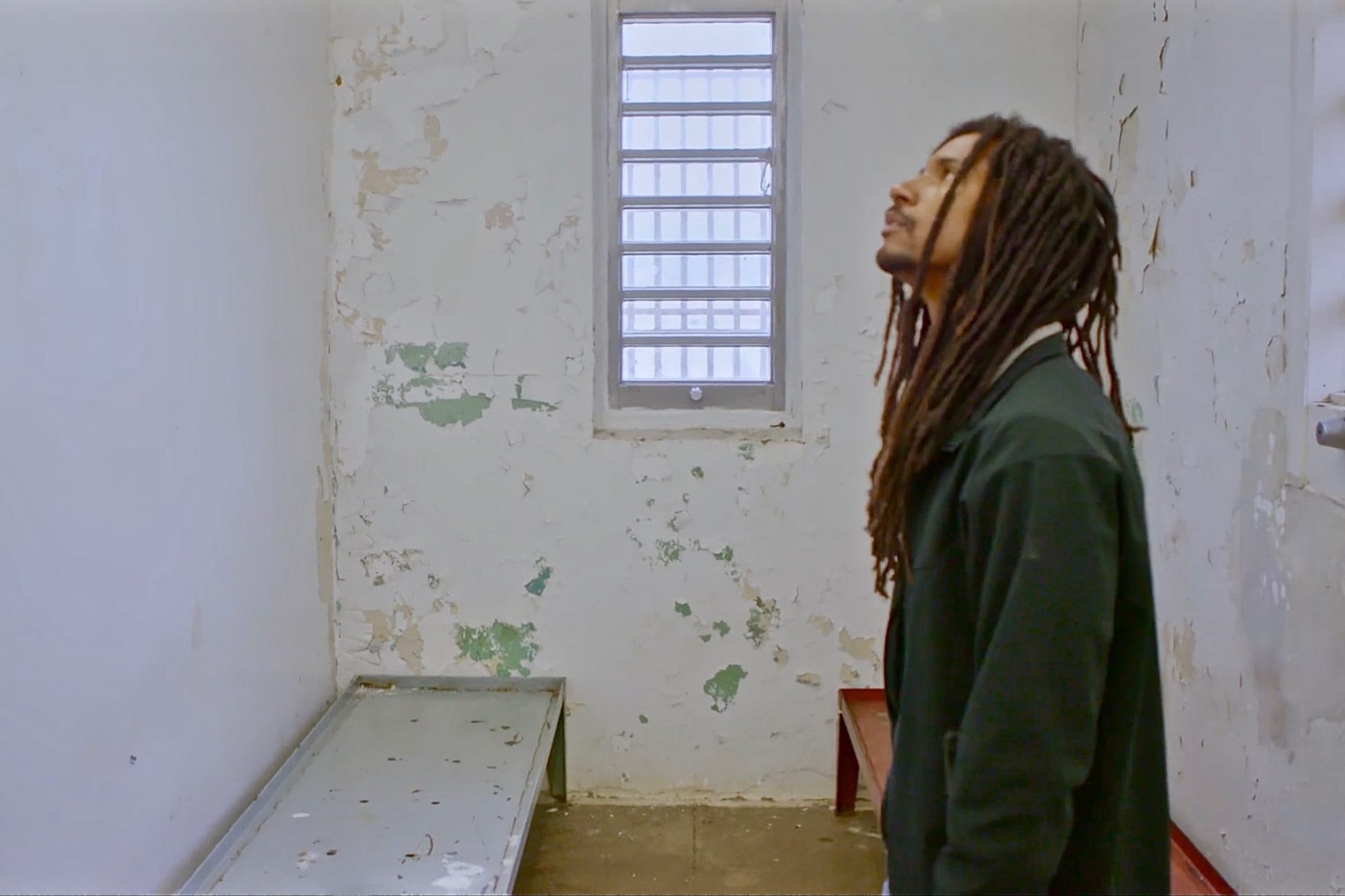 In the new MOVE documentary, '40 Years a Prisoner,' Mike Africa, Jr., visits the prison cell where he was born.
