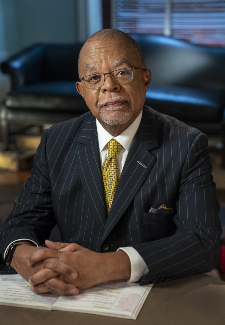 Portraits of Henry Louis Gates on the set of Finding Your Roots 