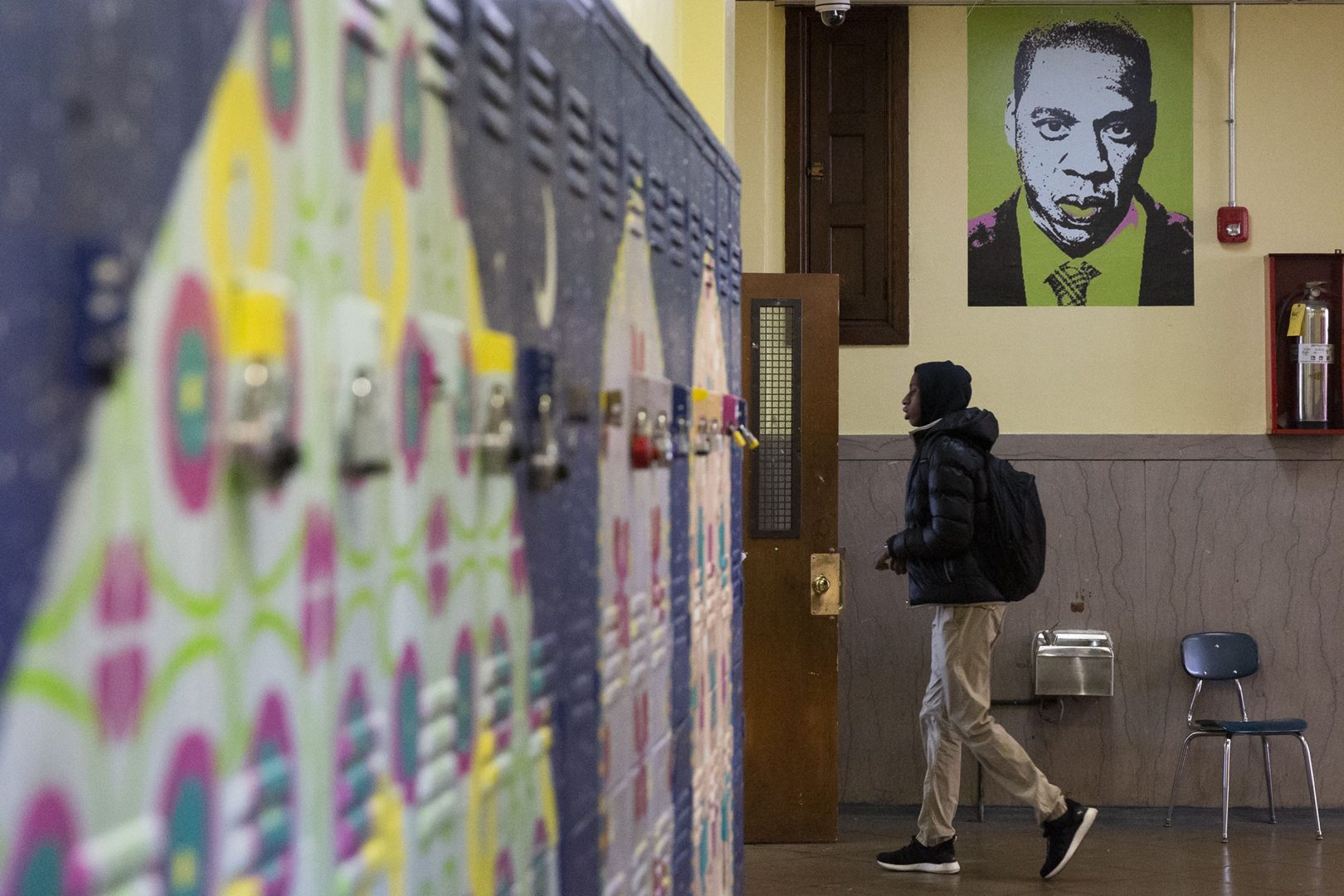 In this file photo, a student walks into a classroom at Jay Cooke Elementary in North Philadelphia. Philadelphia is among the school districts most shortchanged by the way Pennsylvania funds public education, according to a new analysis in a lawsuit challenging the system.