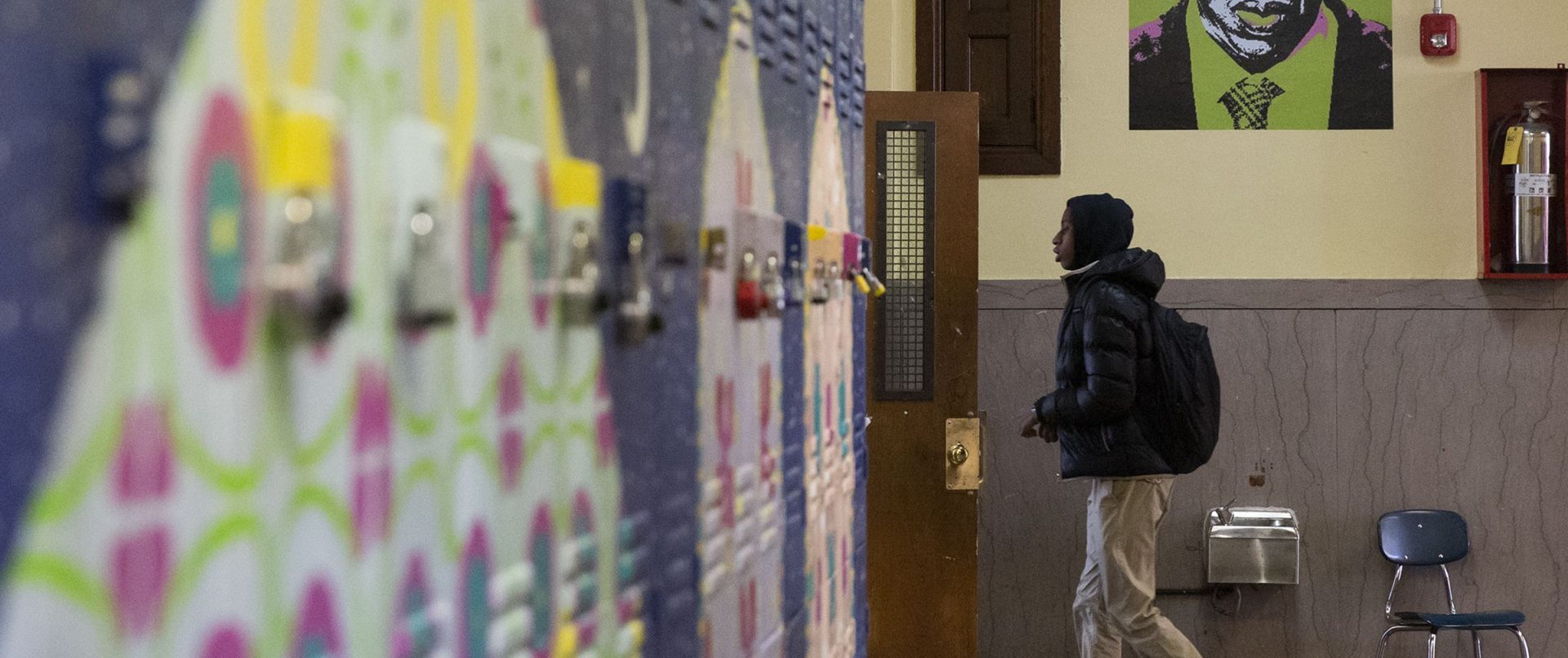 In this file photo, a student walks into a classroom at Jay Cooke Elementary in North Philadelphia. Philadelphia is among the school districts most shortchanged by the way Pennsylvania funds public education, according to a new analysis in a lawsuit challenging the system.
