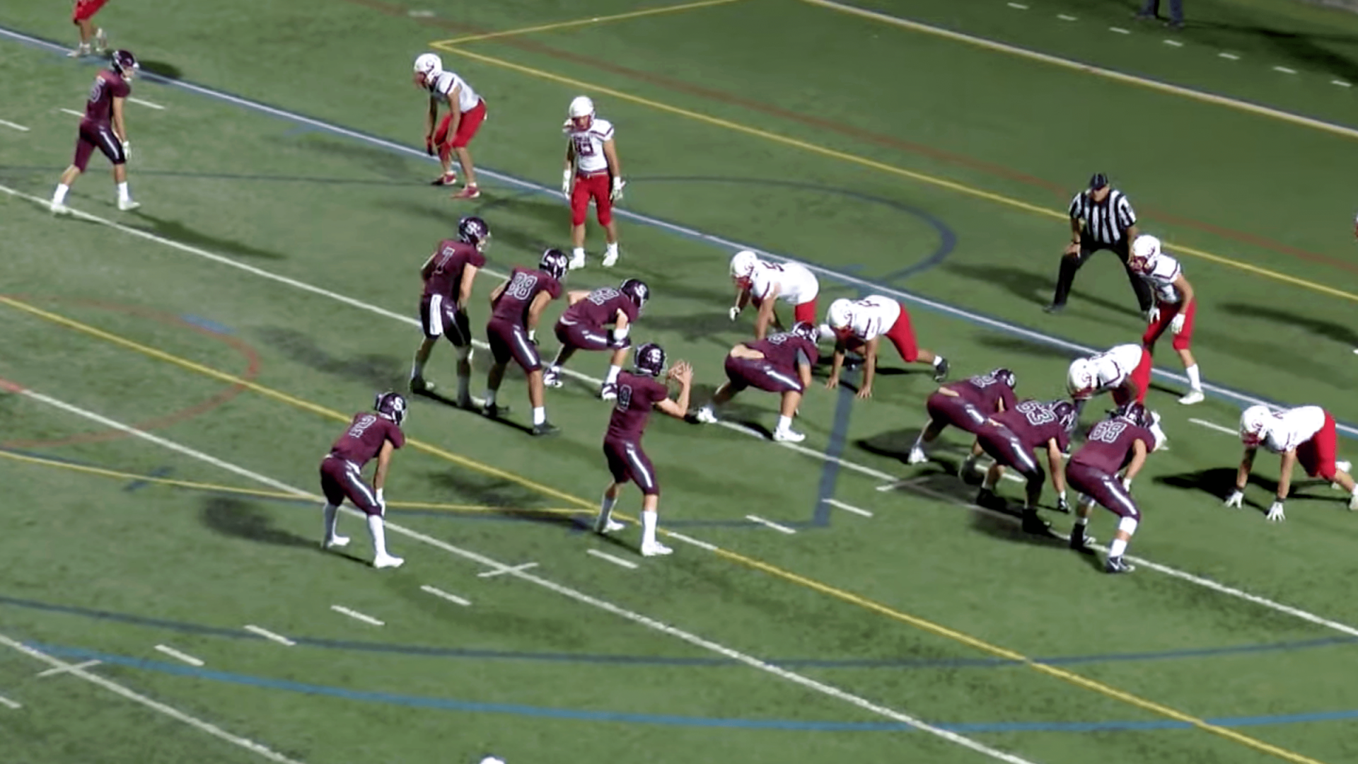 A screenshot of the coverage from last Friday's football game between State College Area High School and Cumberland Valley High School.