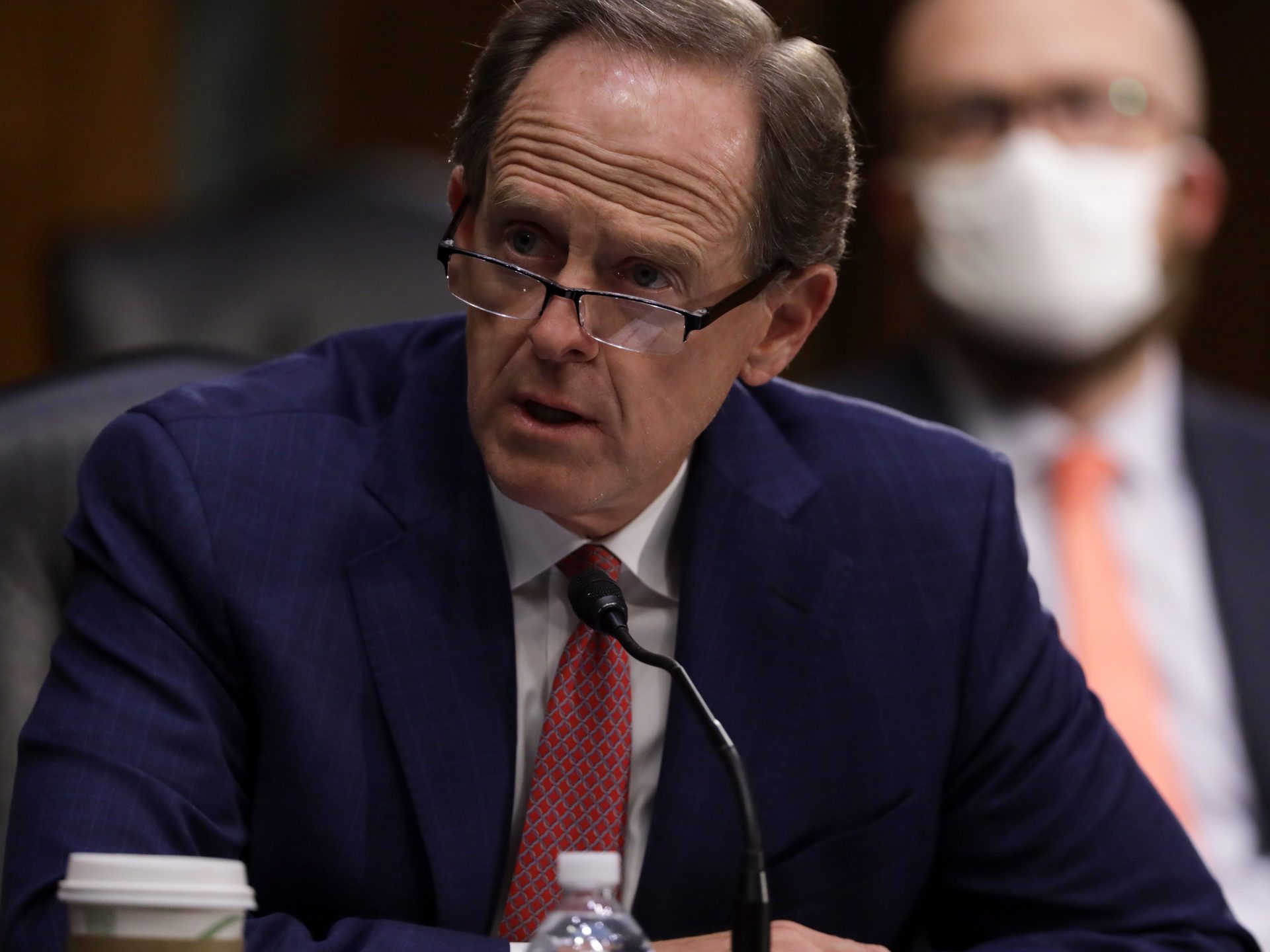 Republican Sen. Pat Toomey of Pennsylvania, seen here during a confirmation hearing in May, urged President Trump to accept the outcome of the presidential election.