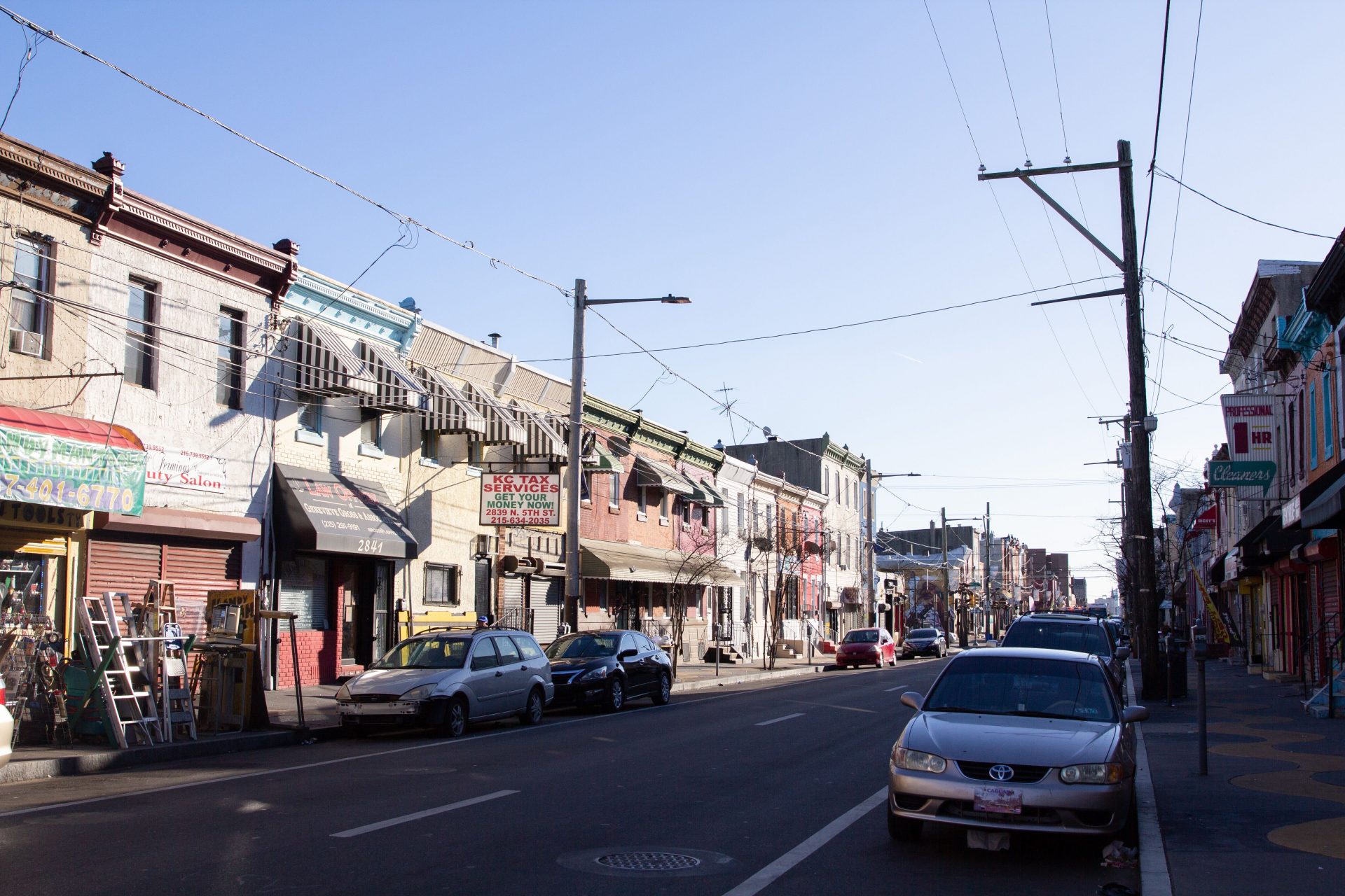 North 5th and Cambria Streets in Philadelphia.