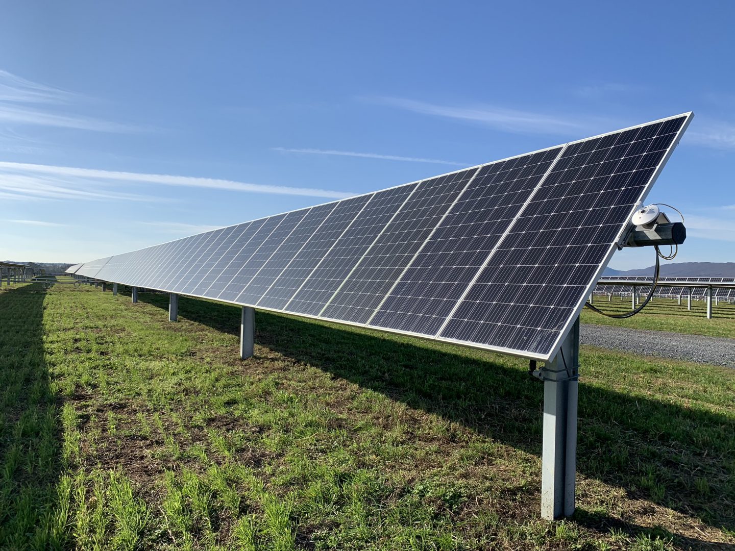 A solar array at the Nittany 1 Solar Farm is seen here in Lurgan Township, Franklin County on Nov. 24, 2020. 