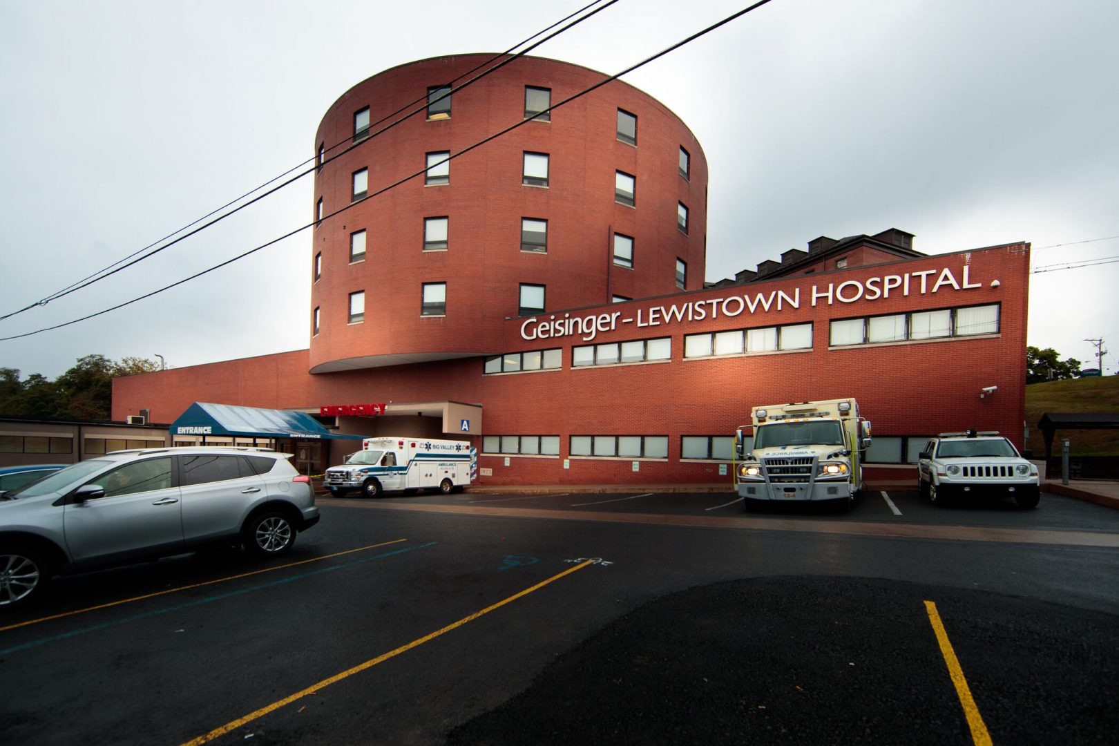 Geisinger hospital in Lewistown, Mifflin County. 
