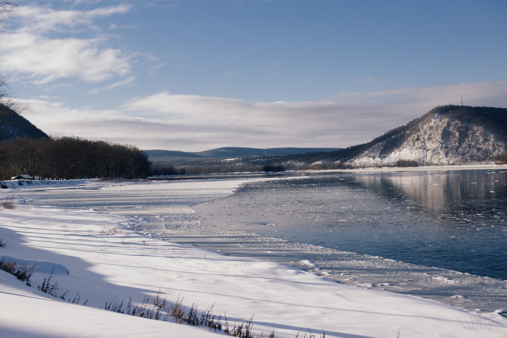 The Susquehanna River on December 17, 2020.