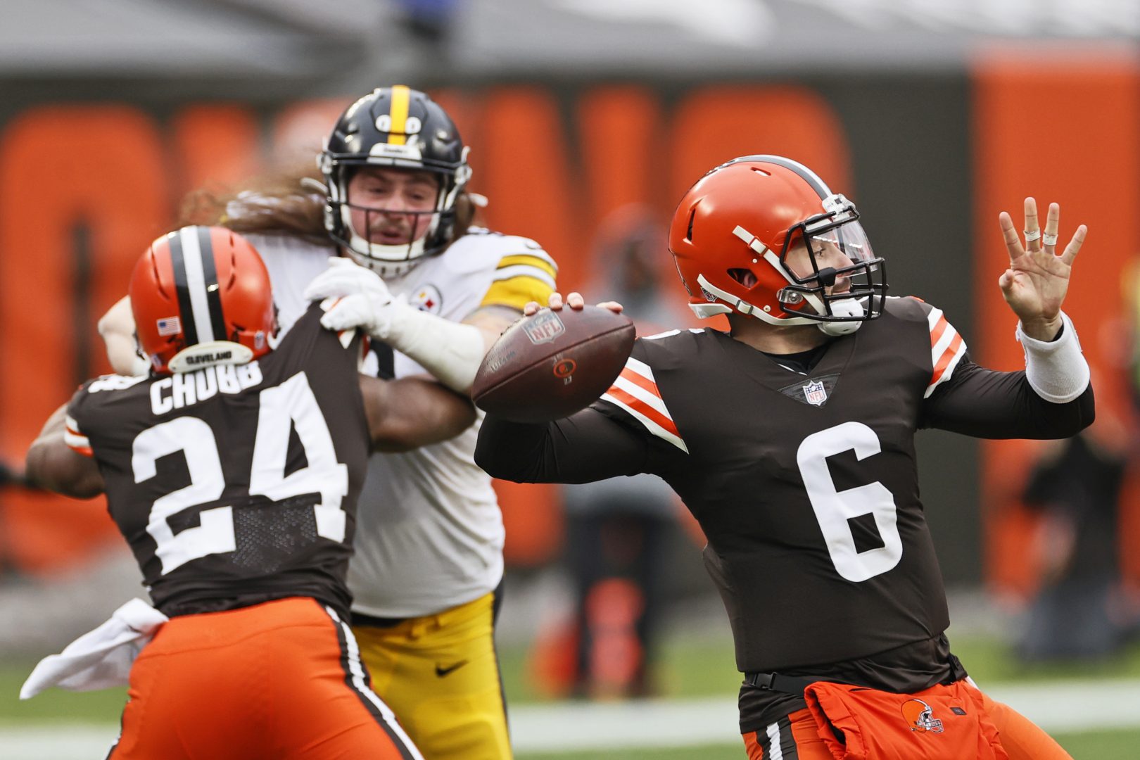 Steelers browns sales playoff game