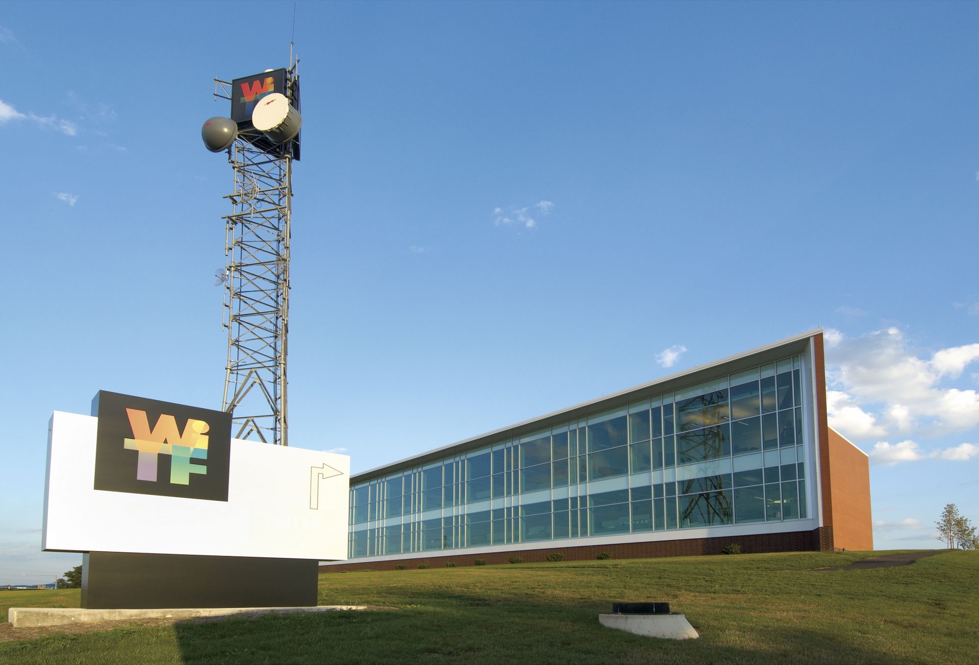 WITF‘s Public Media Center in Swatara Township, Dauphin County. Staff moved into the new building in November 2006.