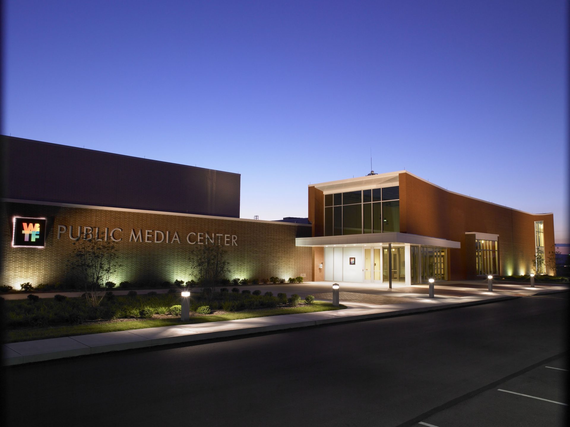 WITF‘s Public Media Center in Swatara Township, Dauphin County. Staff moved into the new building in November 2006.