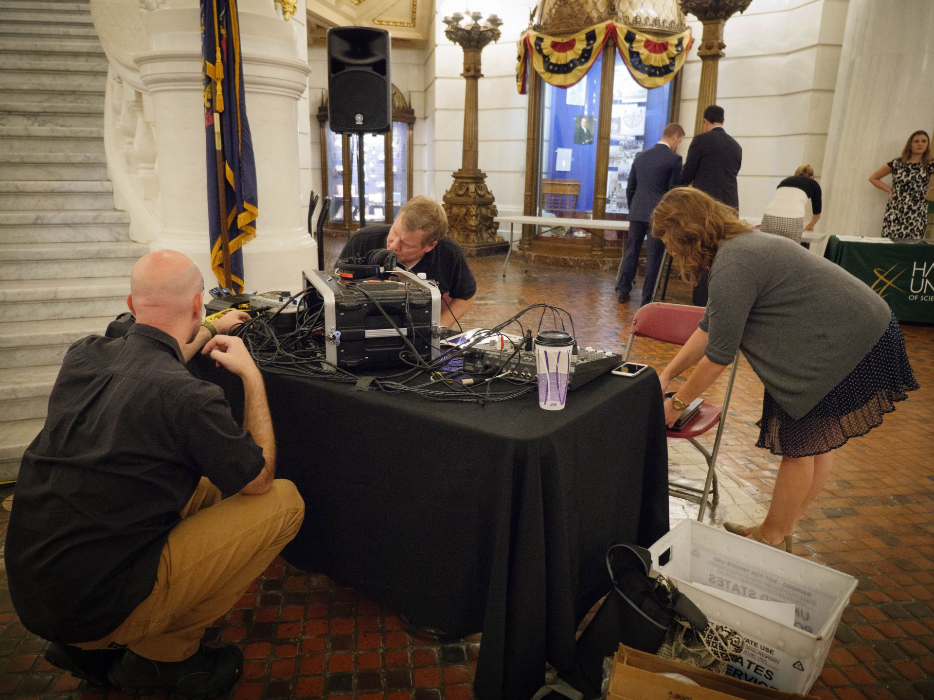 A remote Smart Talk broadcast from the state Capitol on Aug. 3, 2017.