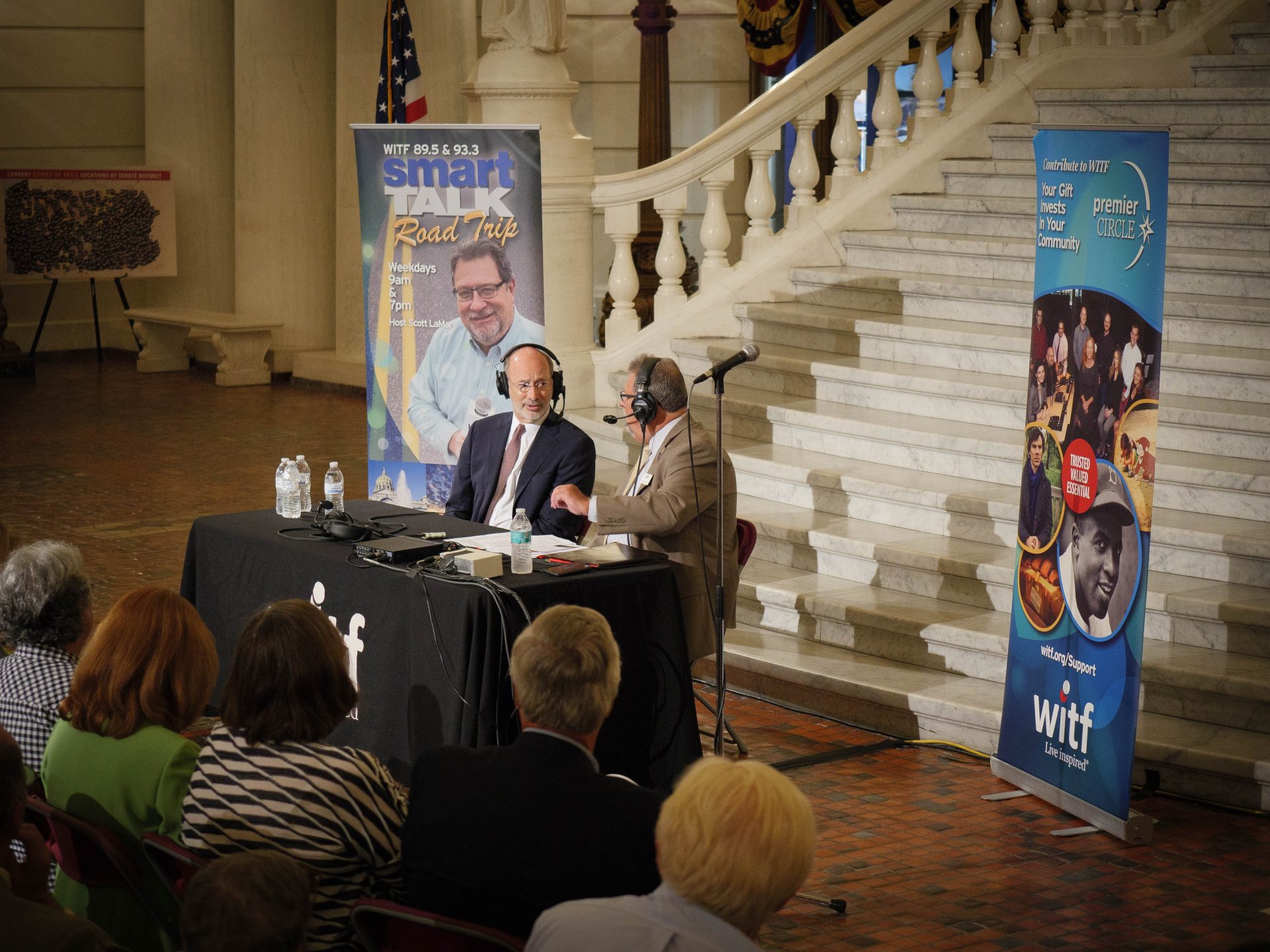 A remote Smart Talk broadcast from the state Capitol on Aug. 3, 2017.