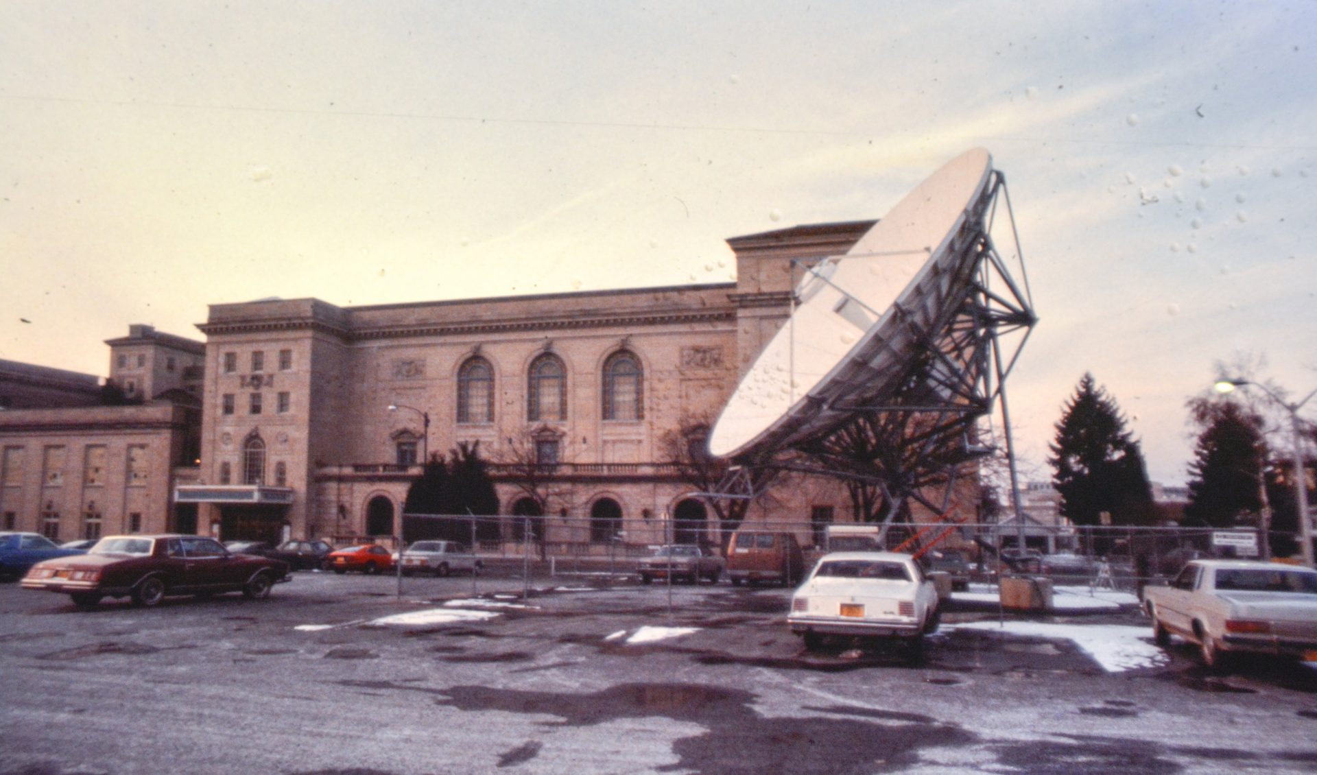 WITF began broadcasting from studios in Hershey.