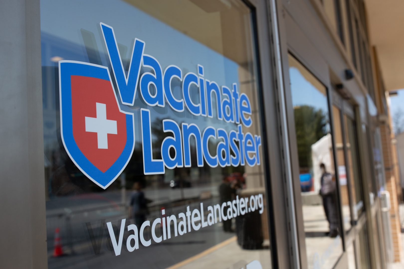 The mass vaccination site at Park City Center in Lancaster opened on March 10, 2021.