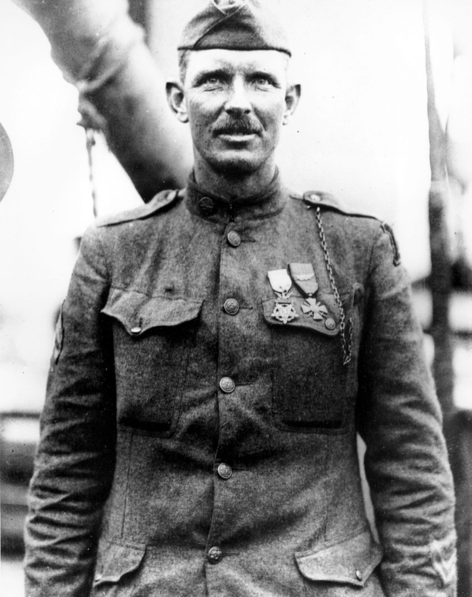This is a 1919 file photo of Sgt. Alvin York of the U.S. Army in an unknown location.