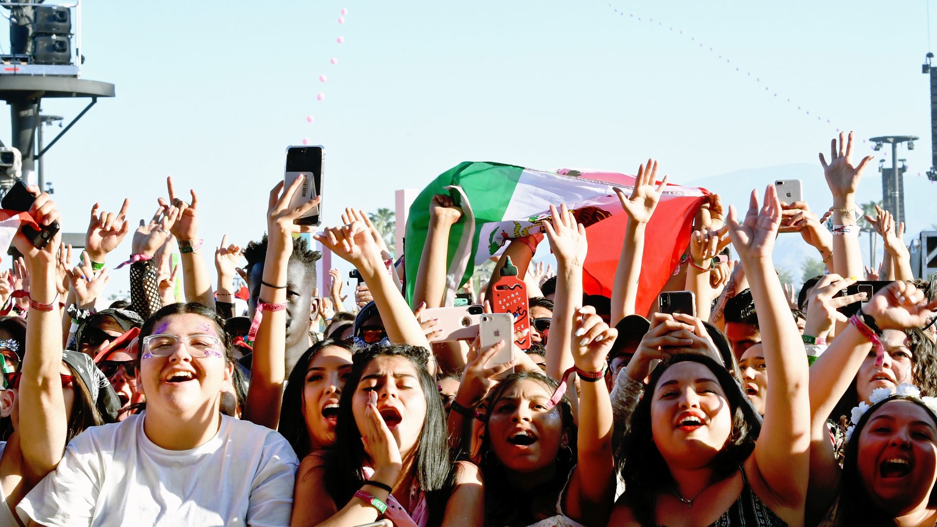 Some concert organizers are hoping to bring back festivals this year. Above, a shot of the crowd at Coachella 2019.