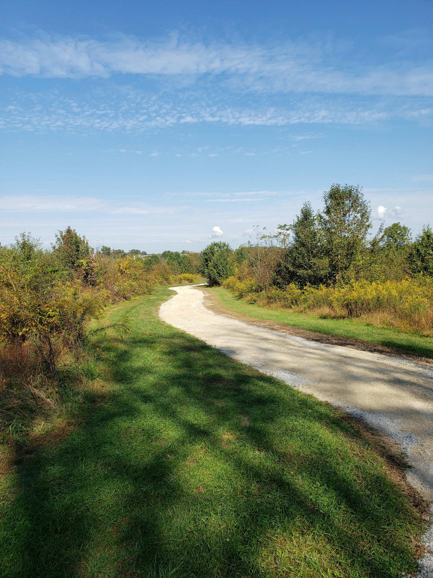 Zacharias Creek Trail in Lansdale, Pennsylvania.