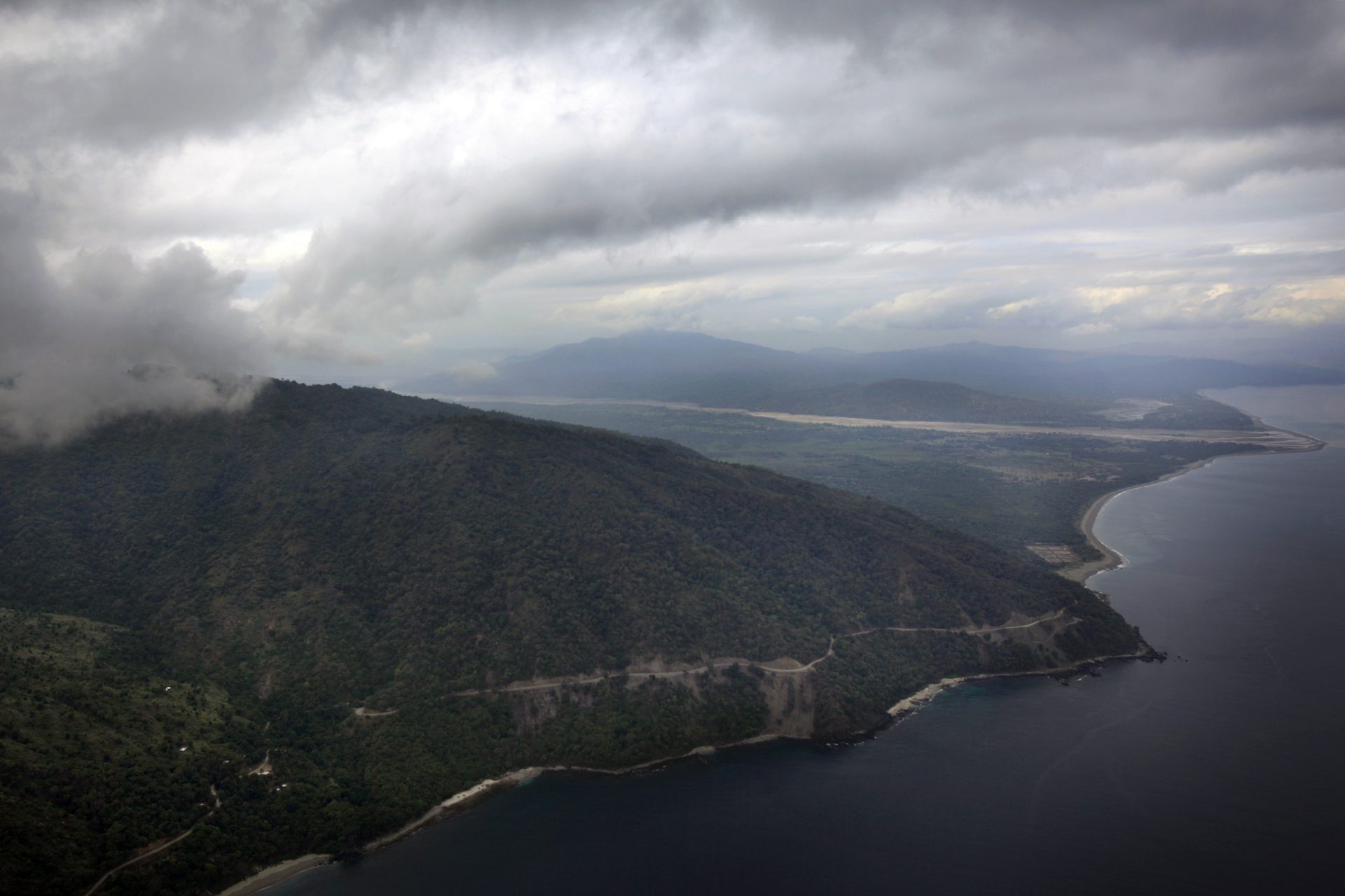 This Monday, July 5, 2010 aerial photo shows Oecussi, East Timor.