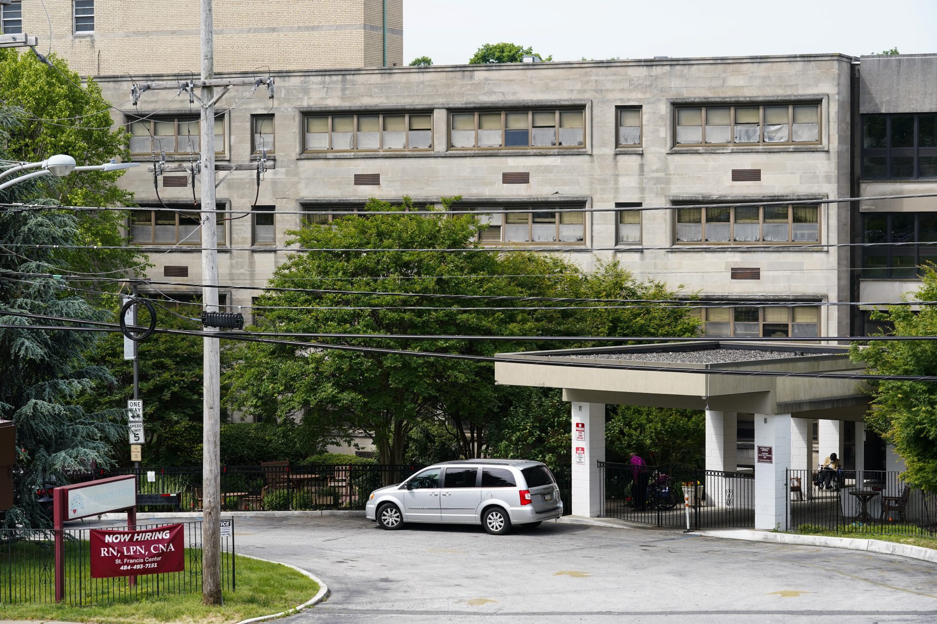 Shown is the St. Francis Center for Rehabilitation and Healthcare in Darby, Pa., Wednesday, June 2, 2021.