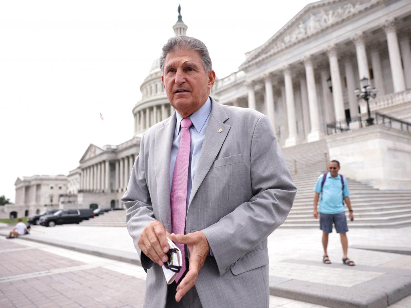 Moderate Sen. Joe Manchin of West Virginia is already raising concerns about the size of the Democrats' $3.5 trillion budget resolution, indicating he may want to rethink what type of package is needed as the economy deals with inflation.