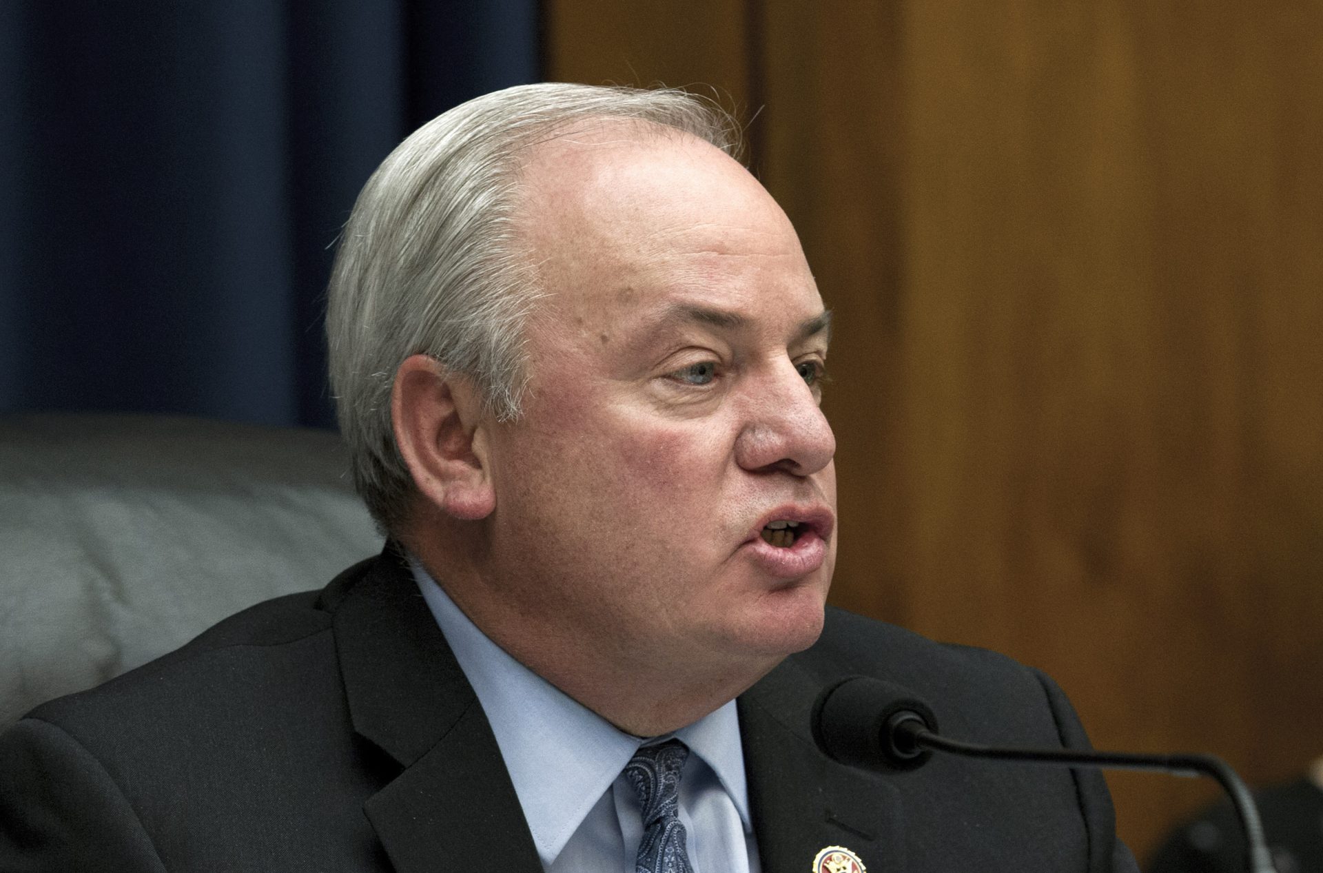 In this file photo from Feb. 13, 2019, U.S. Rep. Mike Doyle D-Pa. speaks during the House Energy and Commerce subcommittee hearing in Washington.