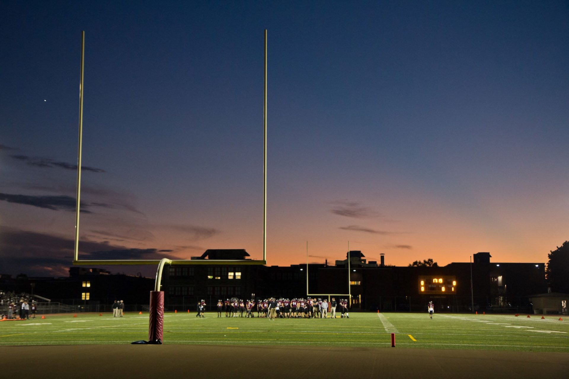 The Radnor High School football team played Haverford High School on October 22, 2021.