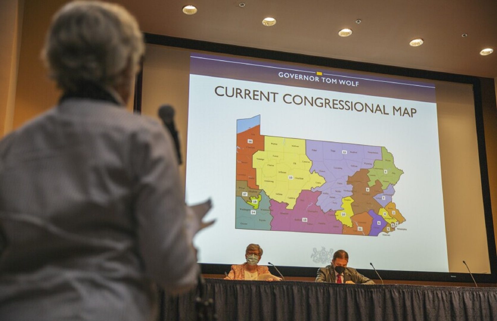 Central Pennsylvania residents said they want to see communities kept intact when it comes to congressional redistricting during a listening session with Governor Tom Wolf’s Redistricting Advisory Council Monday.