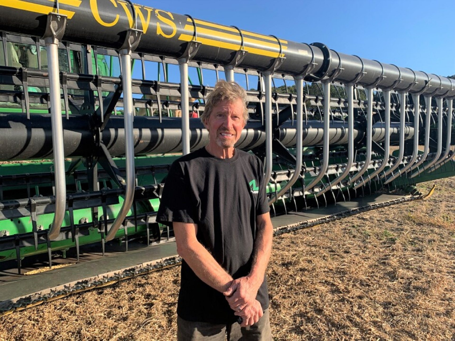 Terry Shields, 62, grows corn, soybeans, and wheat on 1,200 acres in Jefferson County, northeast of Pittsburgh. He represents the fourth generation in his family to farm.