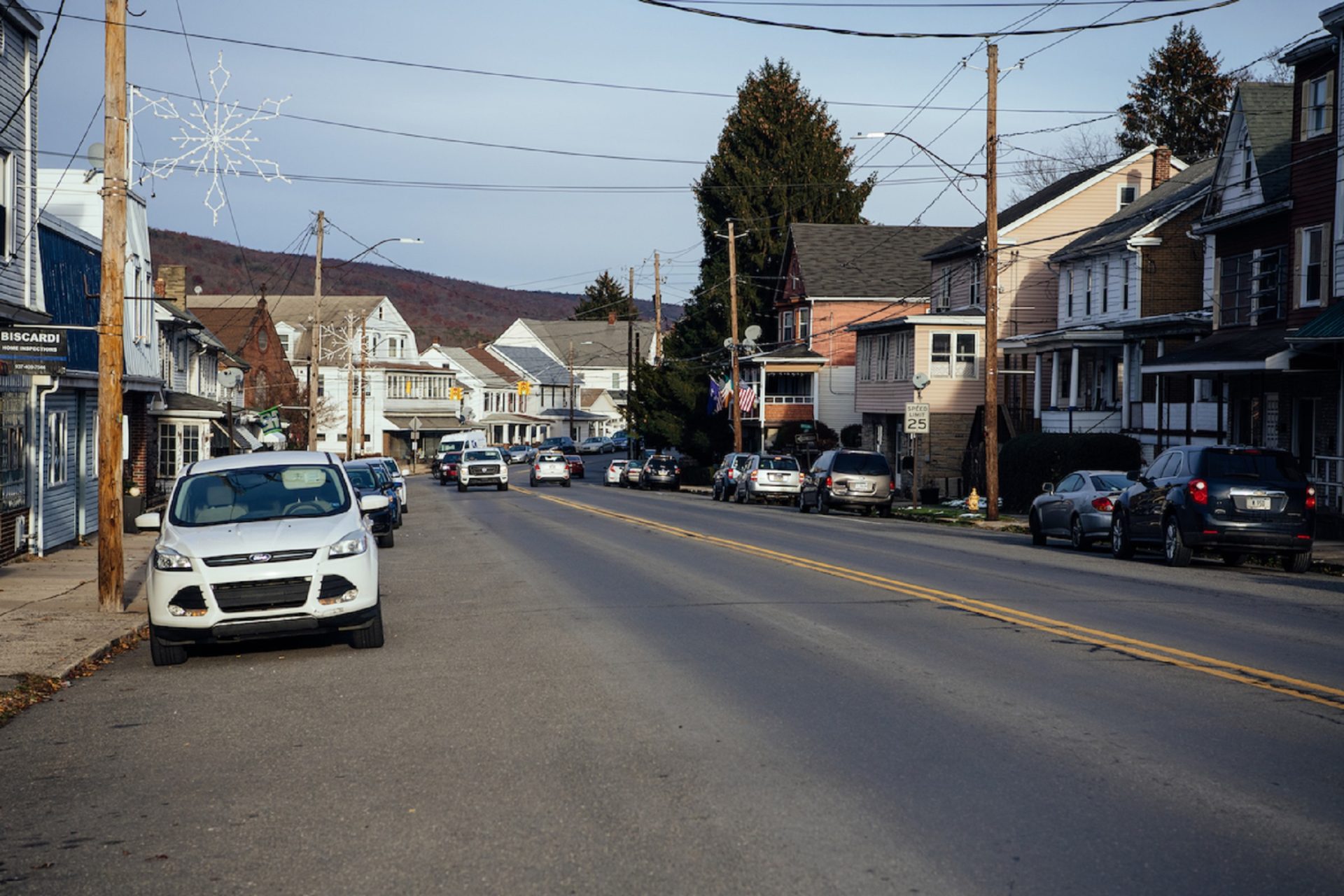 The main street through Nesquehoning, Route 209, loops up through the mountain to Lansford, Summit Hill, and Coaldale. The four towns make up the Panther Valley School District. PTO President Amber Zuber described the area as having ”coal region culture.”